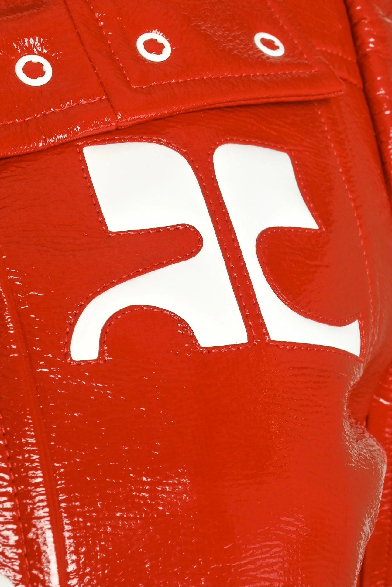 Courreges Size 10 Re-Edition Vinyl Jacket - Image 3