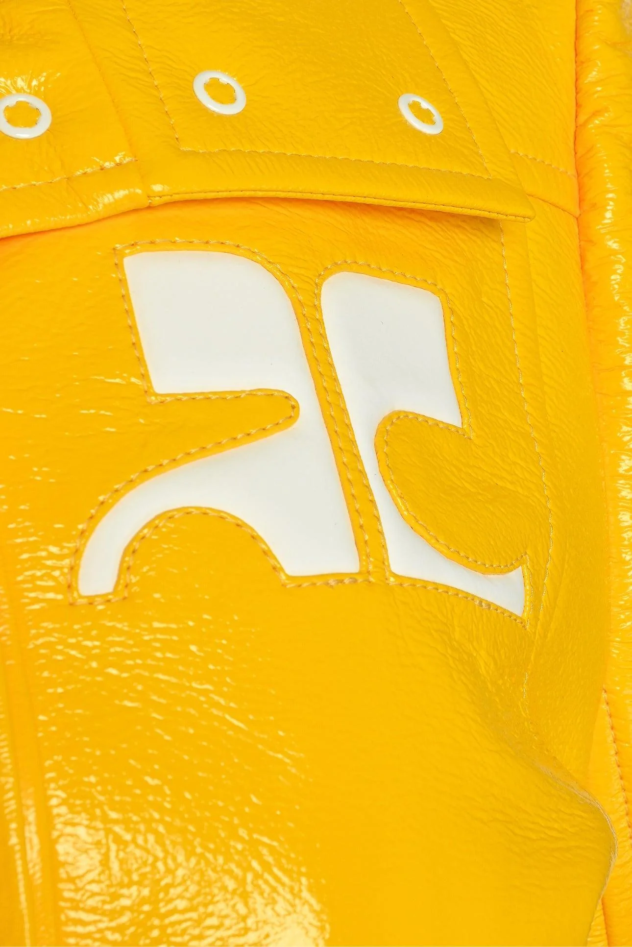 Courreges Size 8 Re-Edition Vinyl Jacket - Image 3