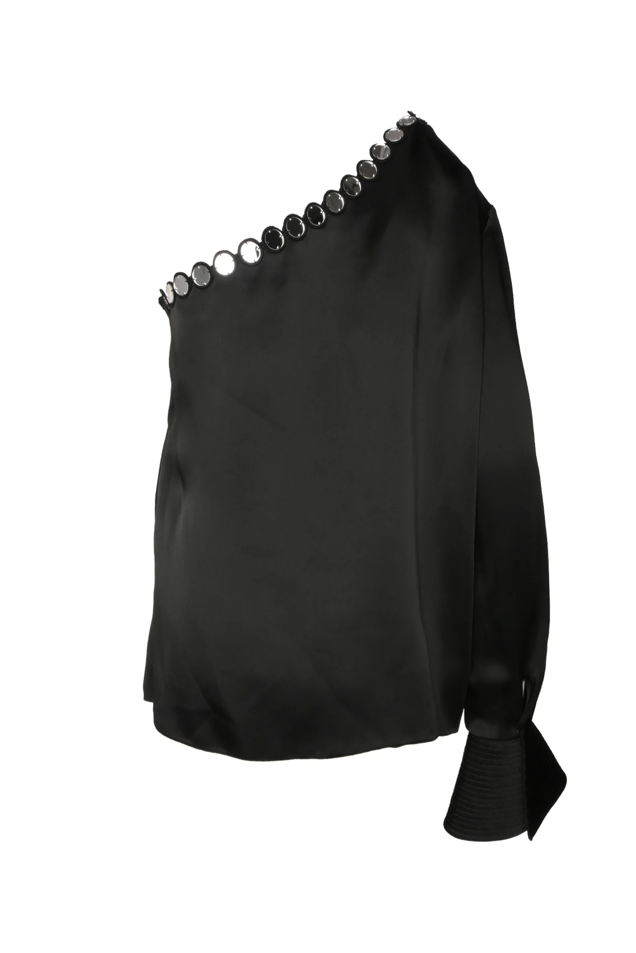 David Koma Size 14 Embellished One Shoulder Tops - Image 2