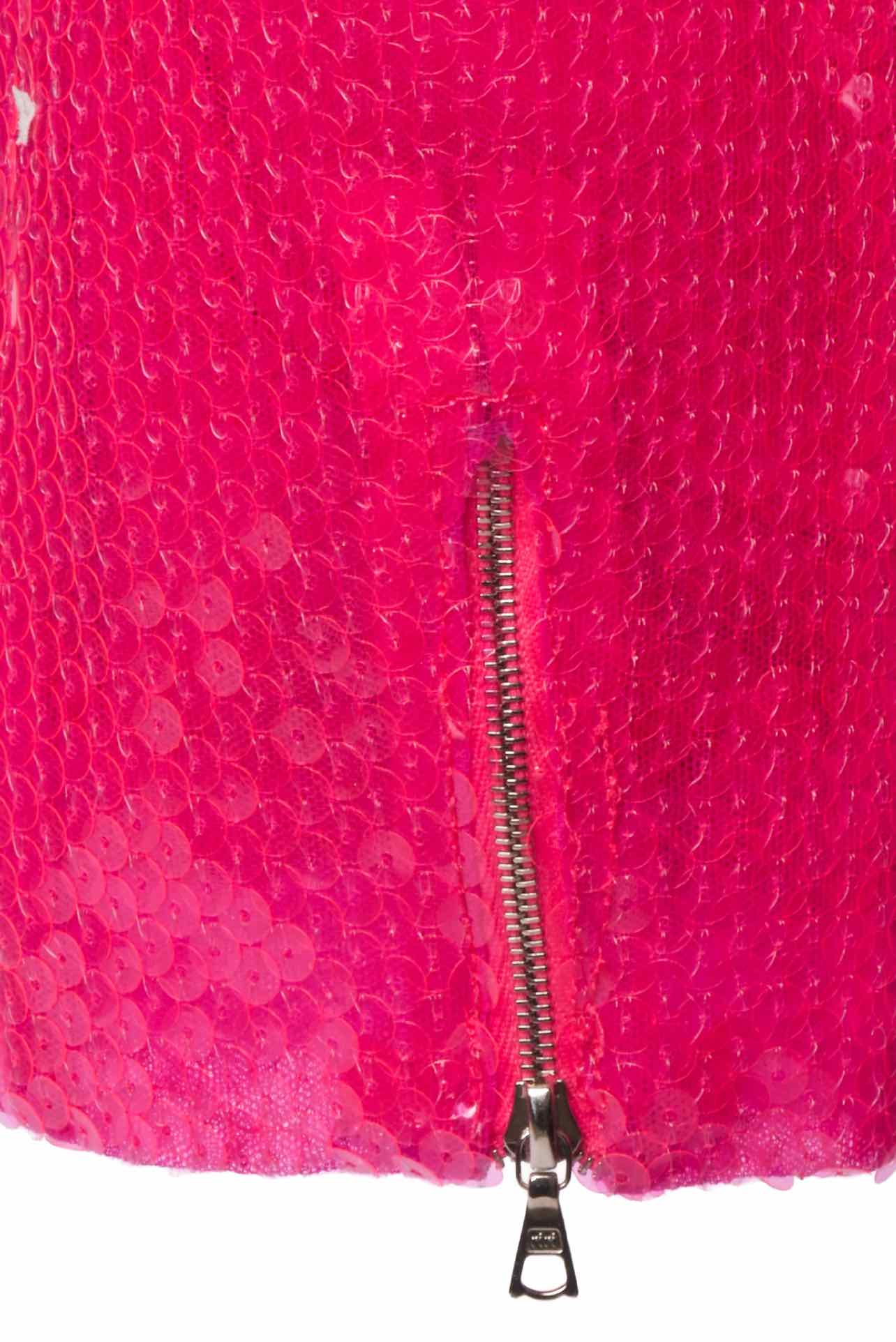 David Koma Size 4 Sequined Halterneck Bralette & High-Rise Slim Pant Set - Image 4