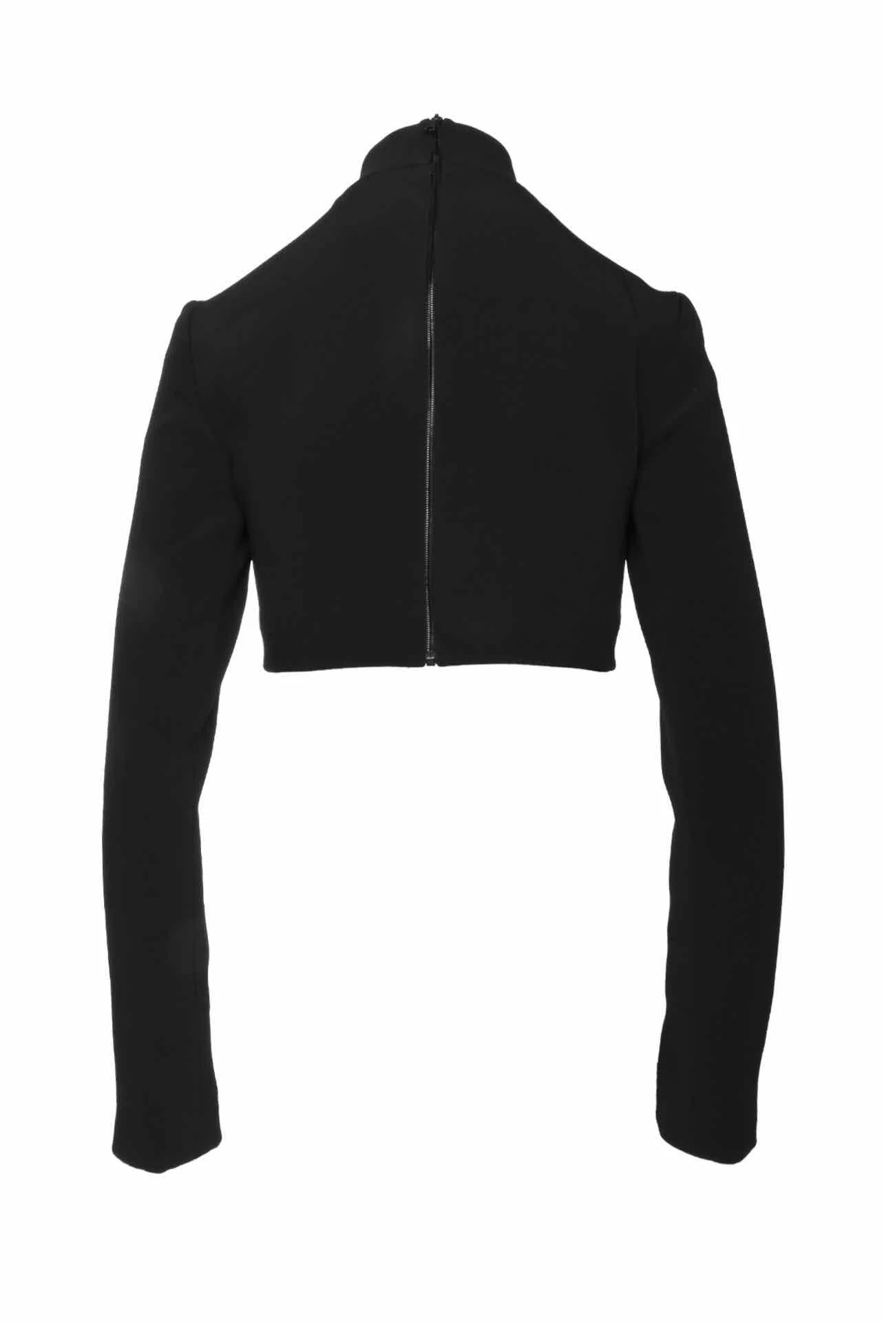 David Koma Size 8 Lace-Up Mock Neck Tops - Image 2