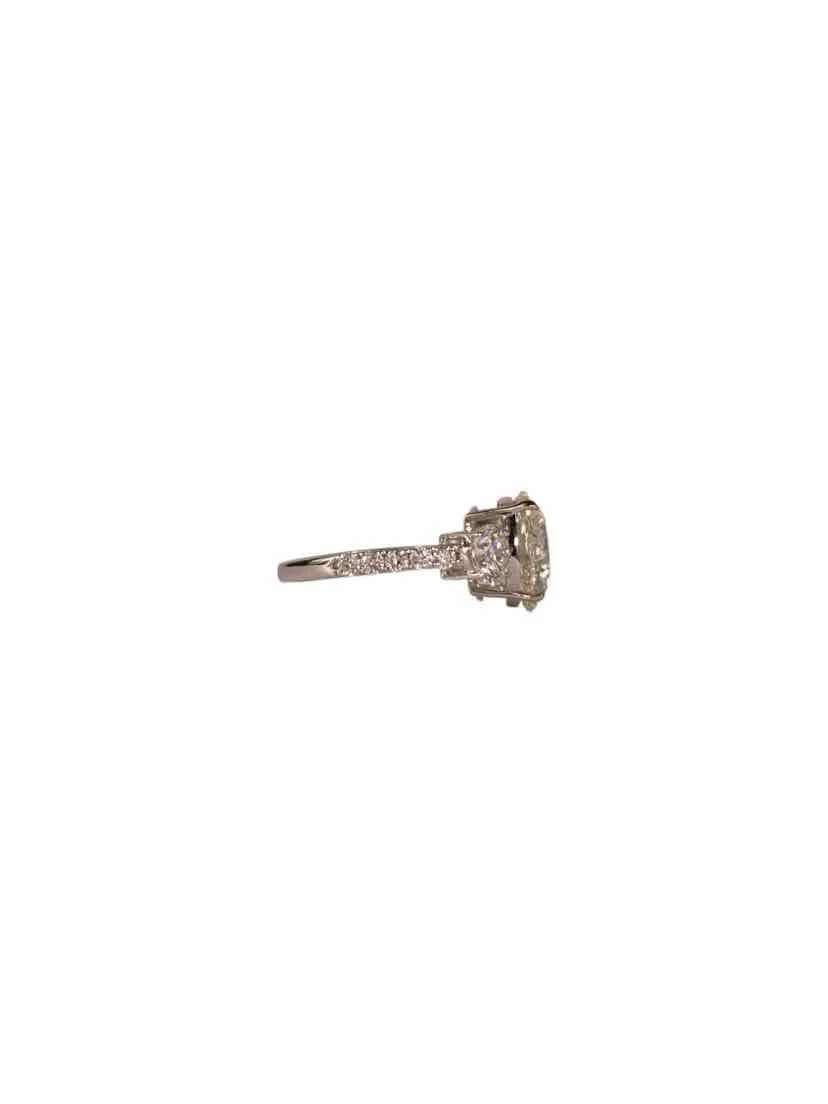 Diamond Trio Ring Size 7 - Image 2