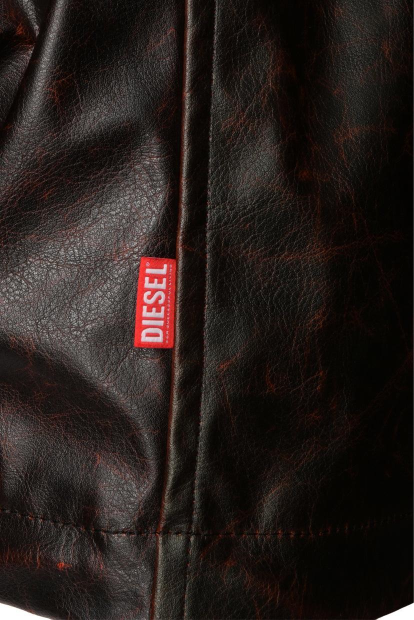 Diesel Size 50 Men's J-Ram Faux Leather Jacket - Image 4