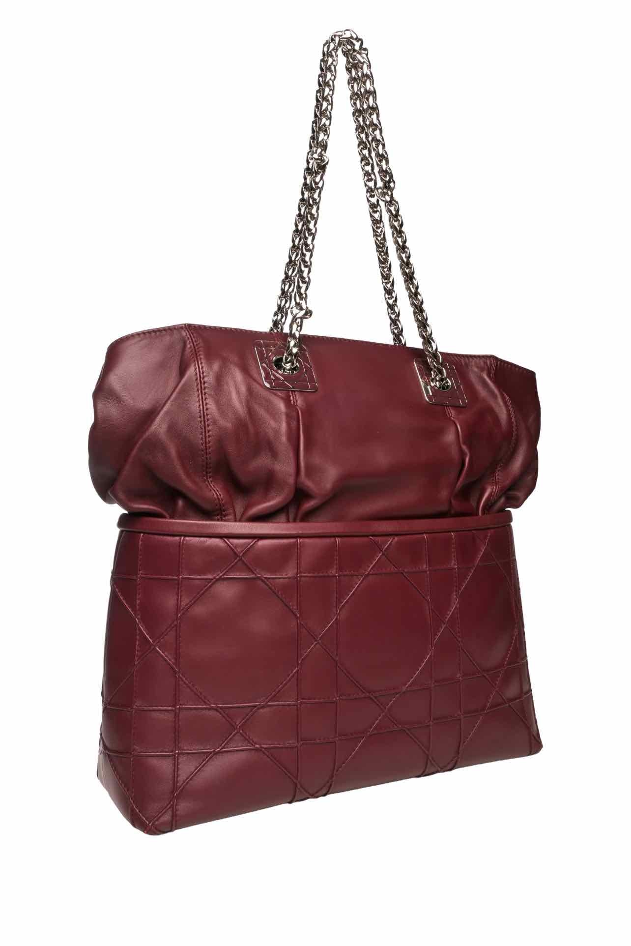 Dior 2011 Quilted Cannage Leather So Dior Granville Tote - Image 2