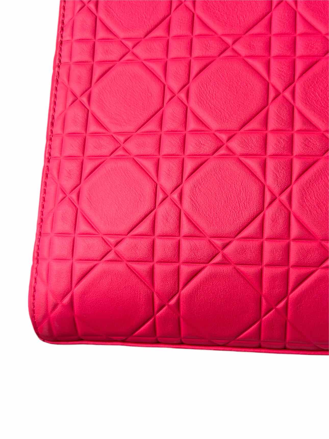 Dior 2013 Ultra Matte Calfskin Cannage Medium Lady Dior Tote - Image 13
