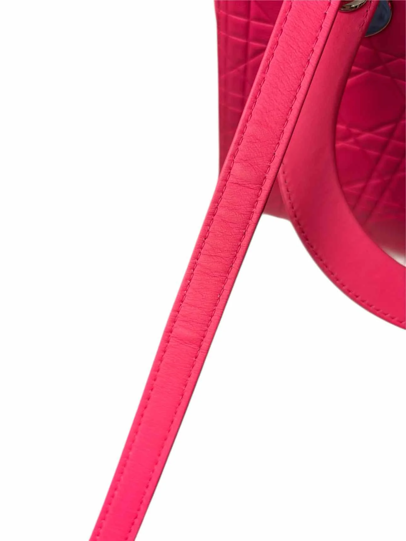 Dior 2013 Ultra Matte Calfskin Cannage Medium Lady Dior Tote - Image 17