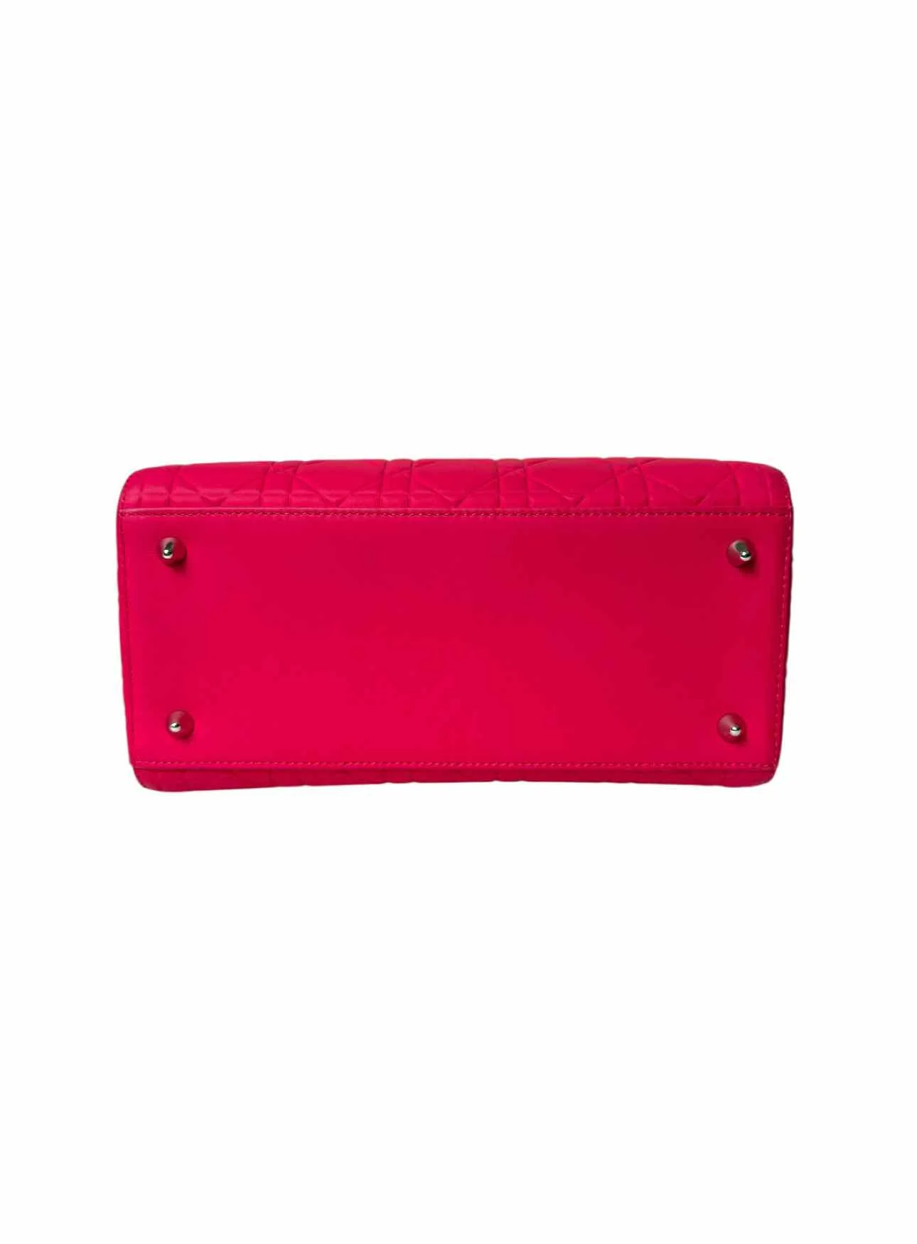 Dior 2013 Ultra Matte Calfskin Cannage Medium Lady Dior Tote - Image 5