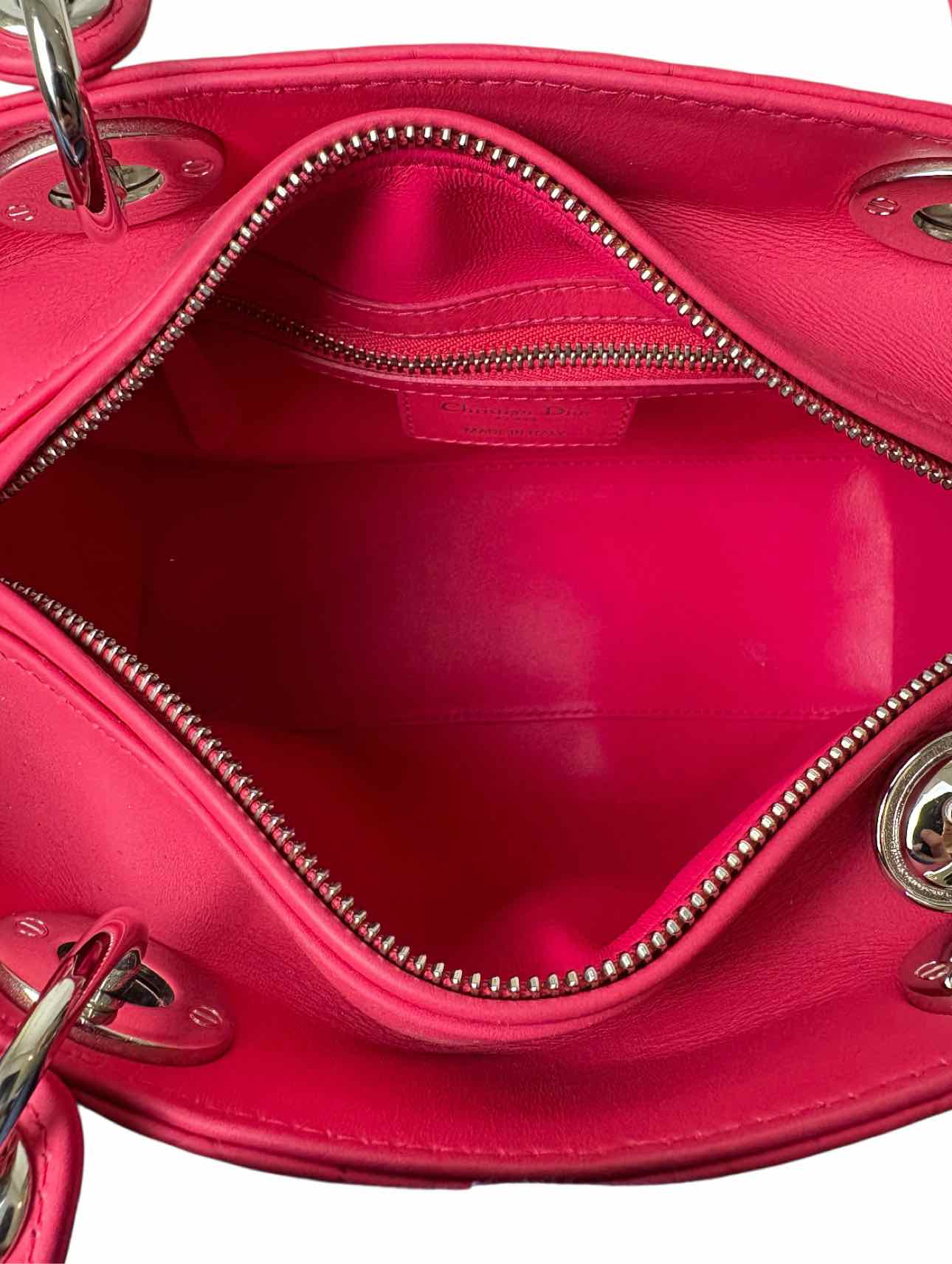 Dior 2013 Ultra Matte Calfskin Cannage Medium Lady Dior Tote - Image 7