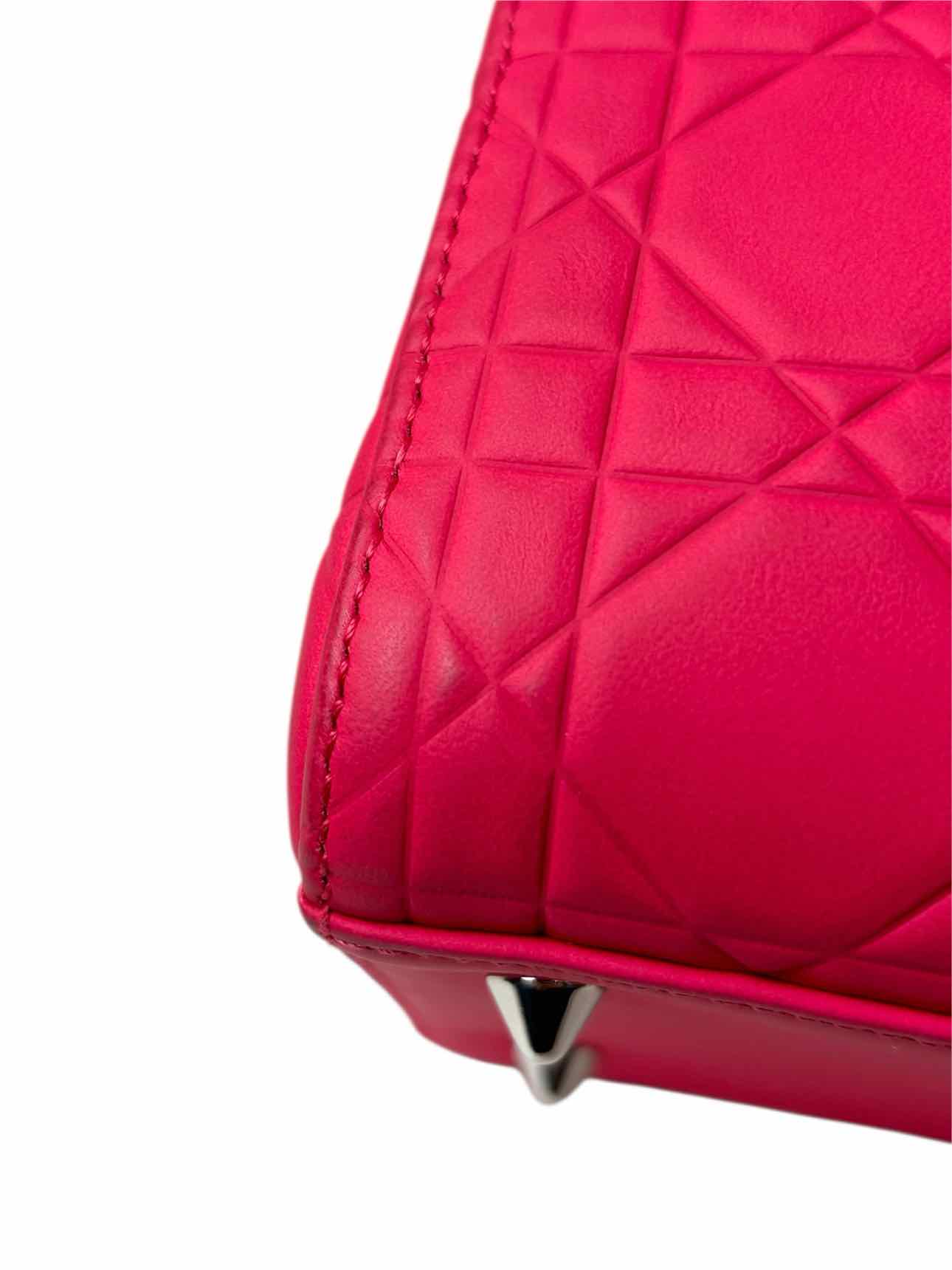 Dior 2013 Ultra Matte Calfskin Cannage Medium Lady Dior Tote - Image 9