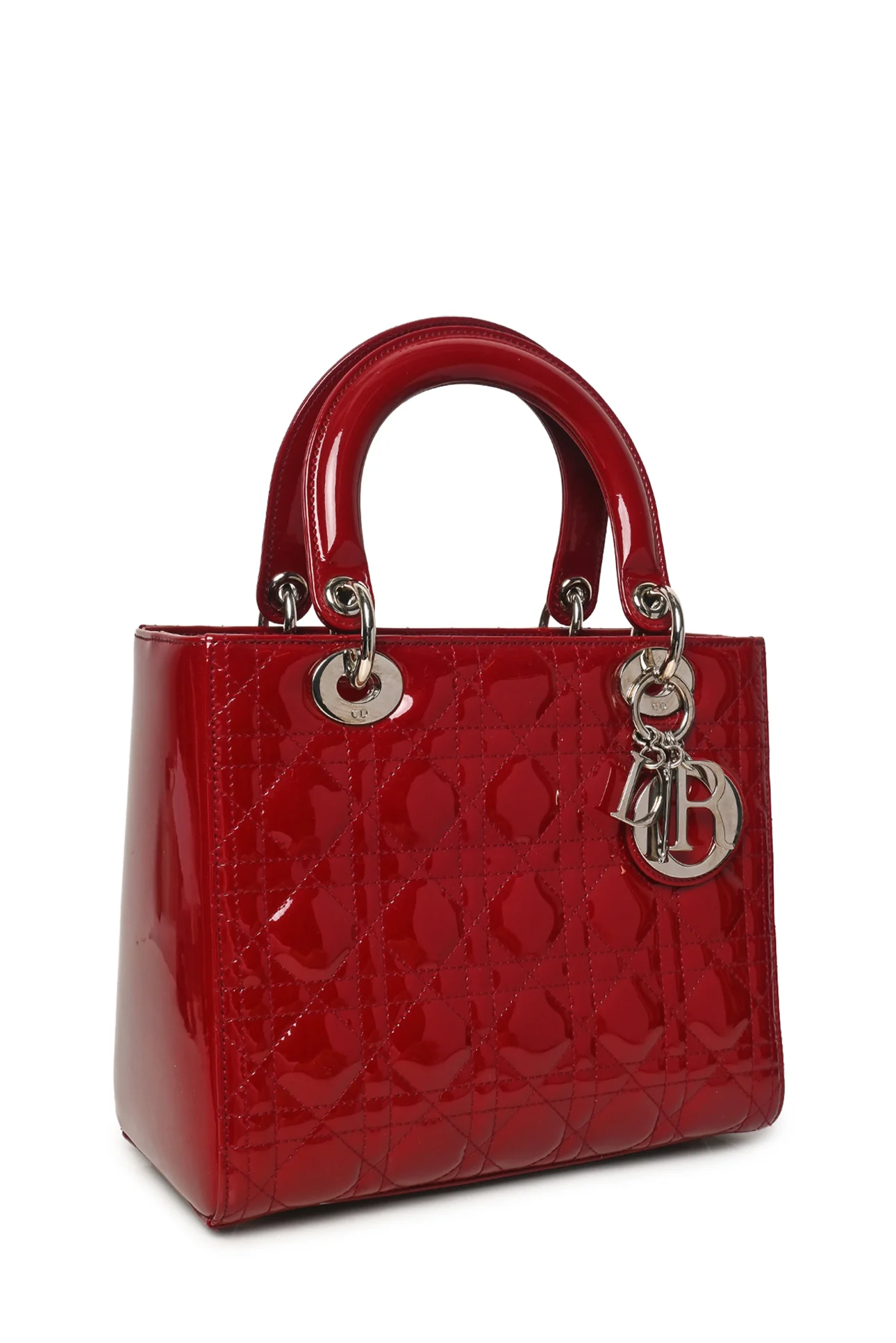 Dior 2014 Medium Patent Cannage Lady Dior Bag - Image 2