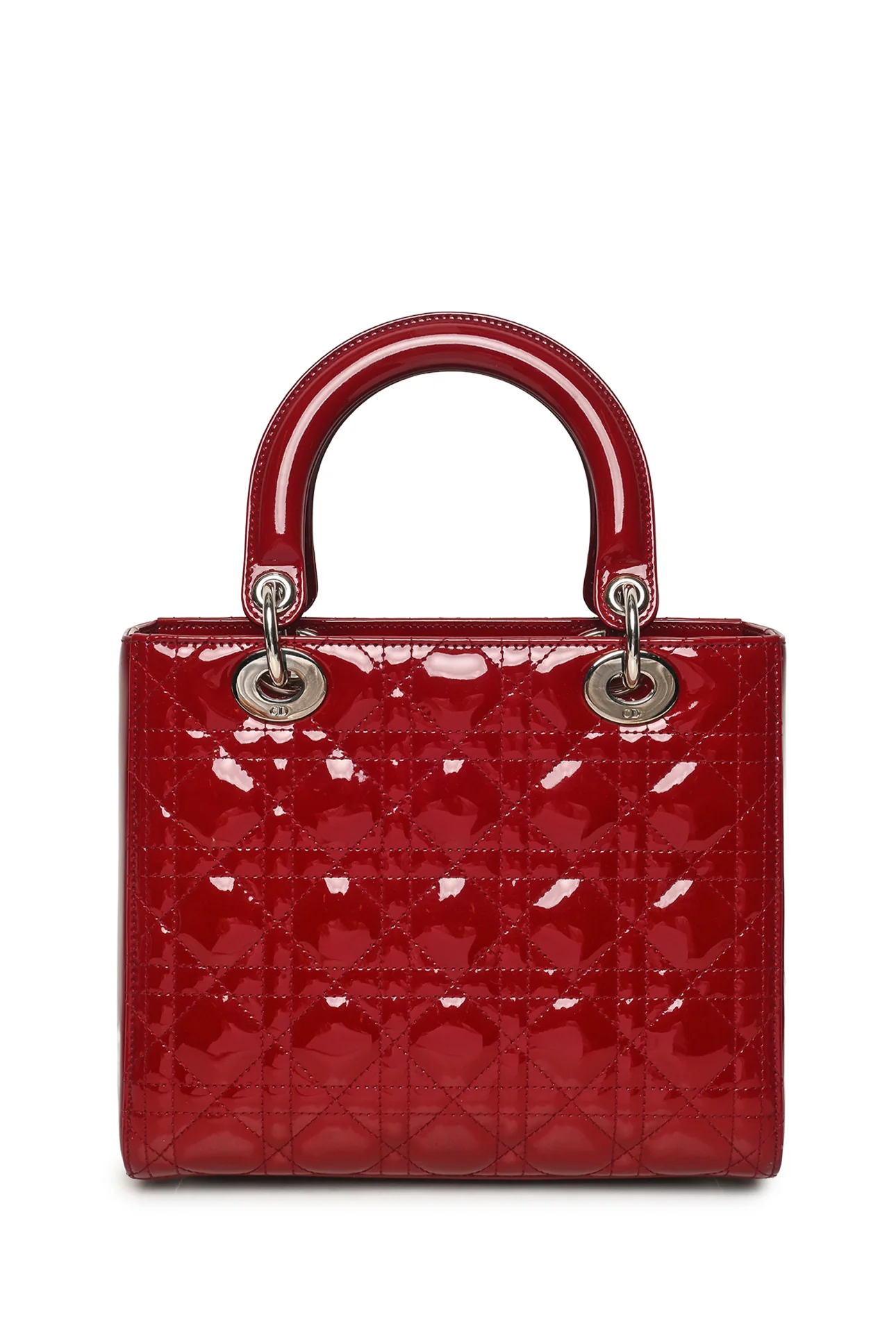 Dior 2014 Medium Patent Cannage Lady Dior Bag - Image 3