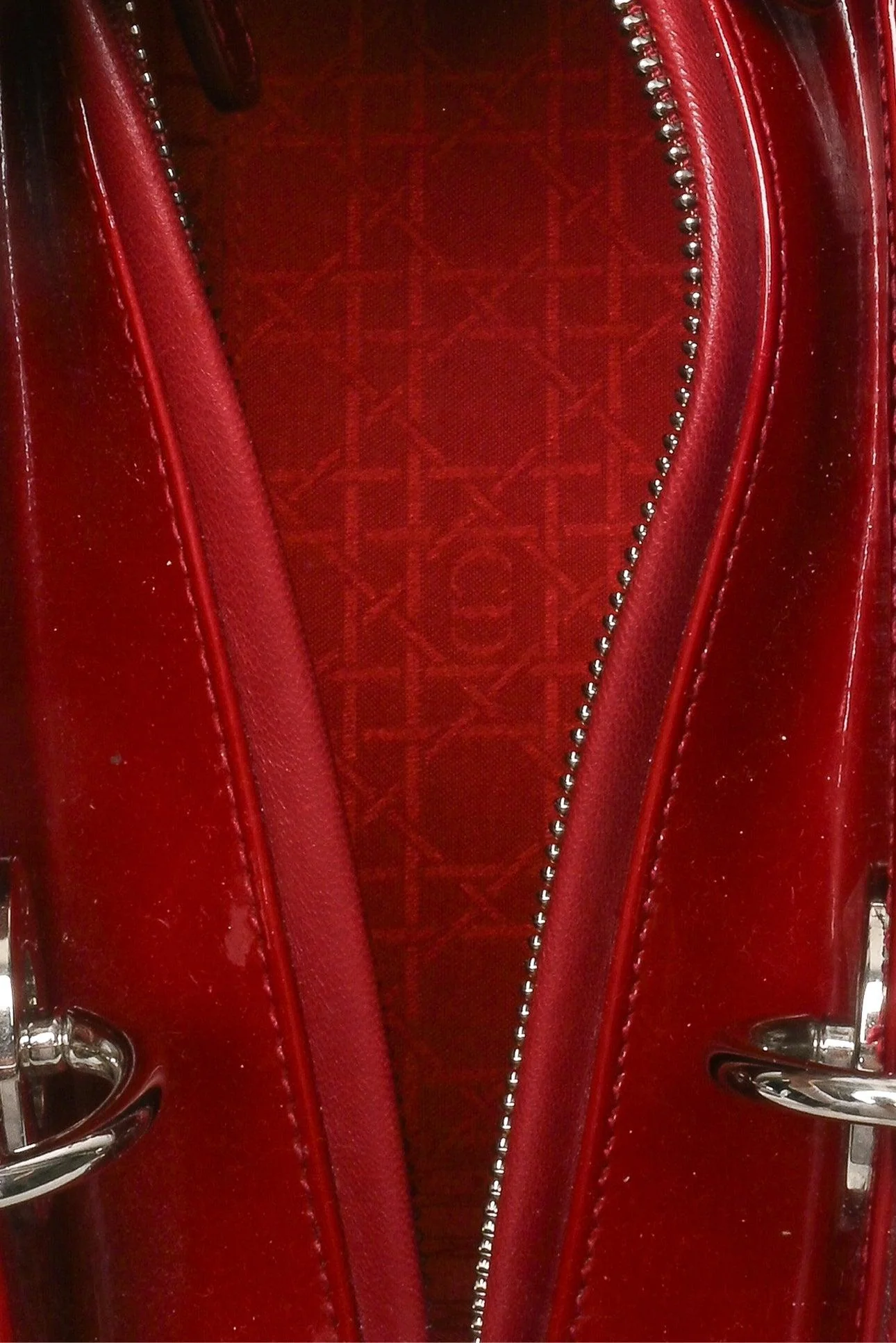 Dior 2014 Medium Patent Cannage Lady Dior Bag - Image 7