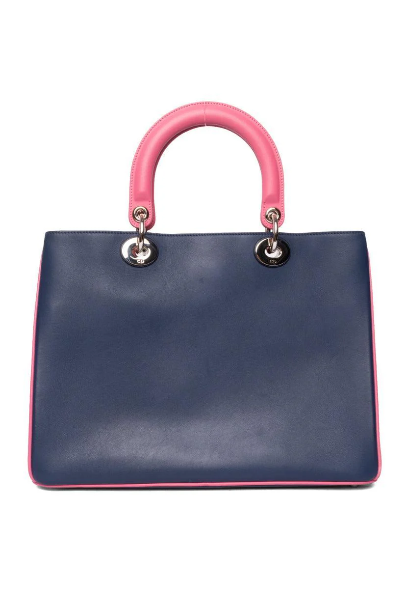 Dior 2014 Medium Tricolor Diorissimo Tote - Image 3