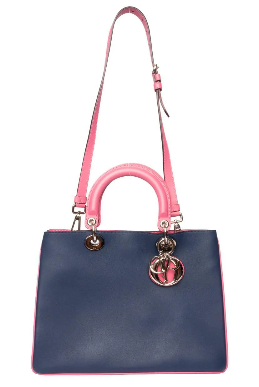 Dior 2014 Medium Tricolor Diorissimo Tote - Image 5
