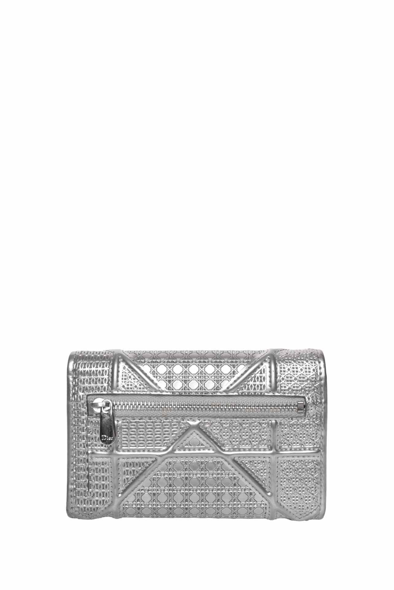 Dior 2016 Diorama Metallic Trifold Wallet - Image 2
