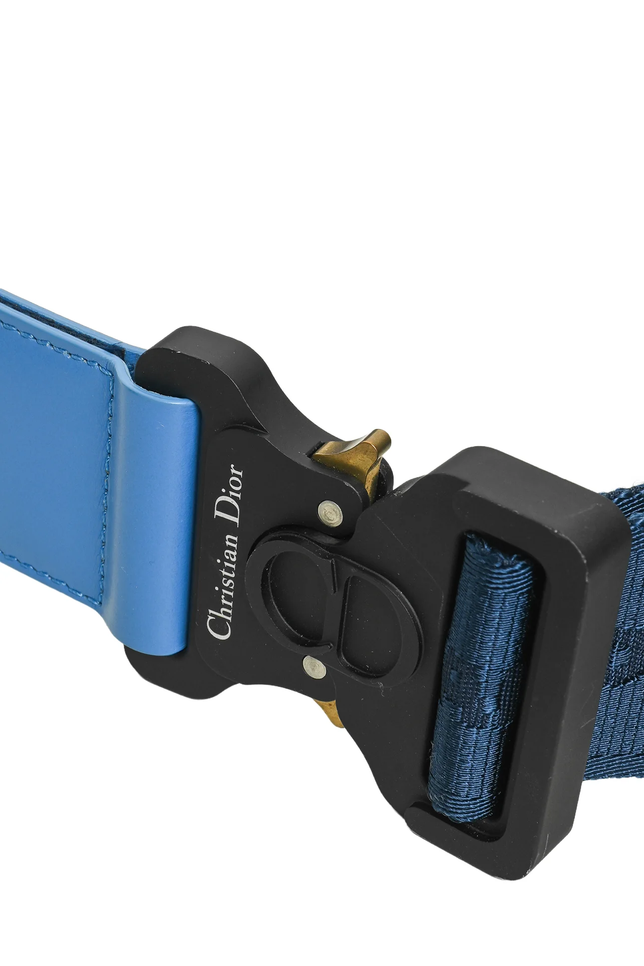 Dior 2019 Blue Nylon Saddle Universe Body Belt Bag - Image 4