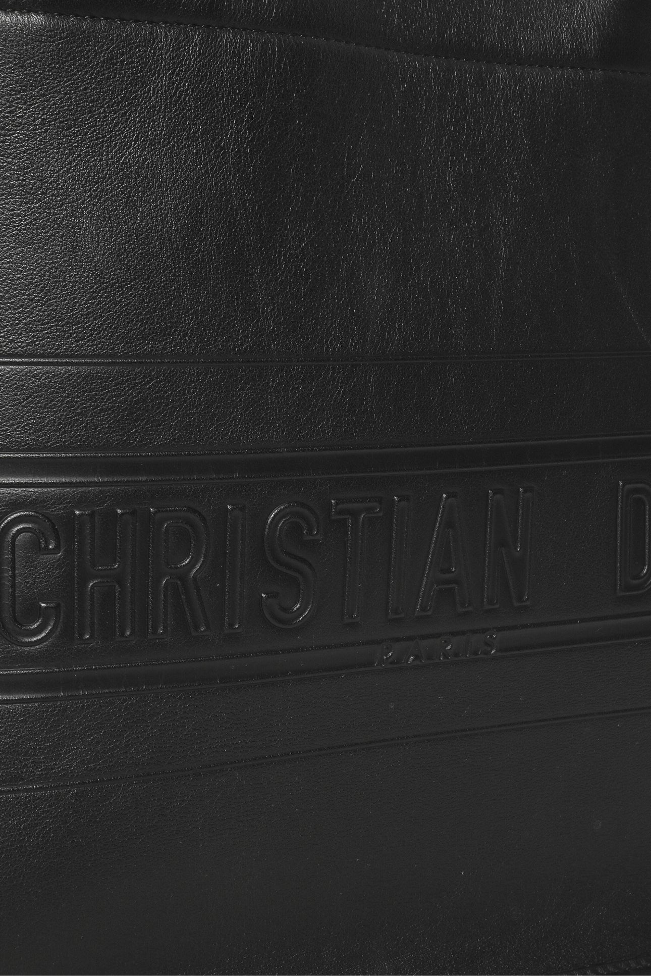 Dior 2020 Medium Embossed Calfskin Leather Book Tote - Image 5