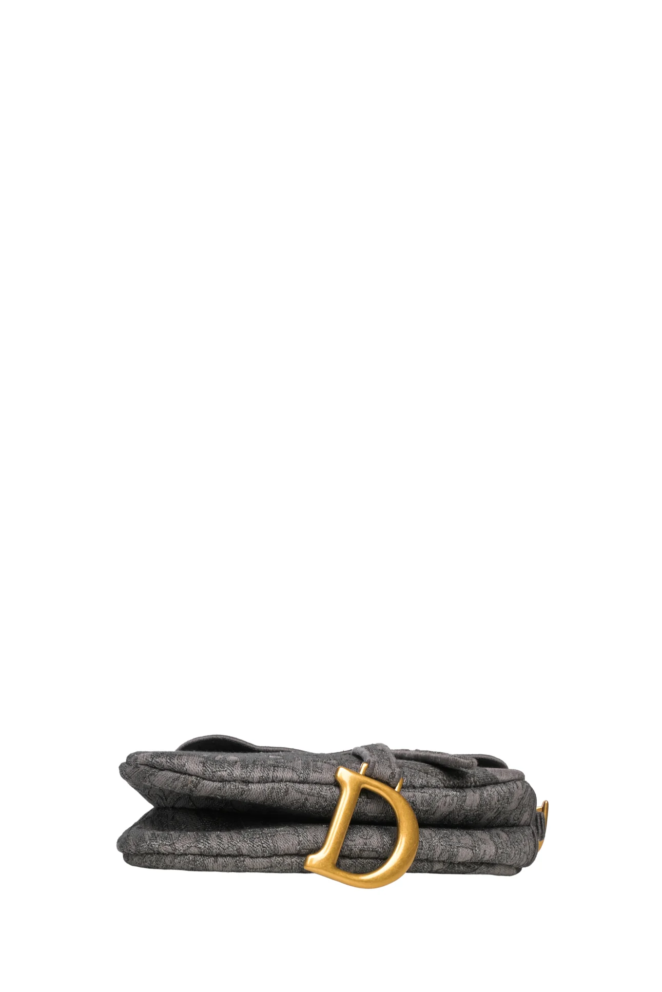Dior 2020 Oblique Canvas Medium Saddle Bag - Image 6