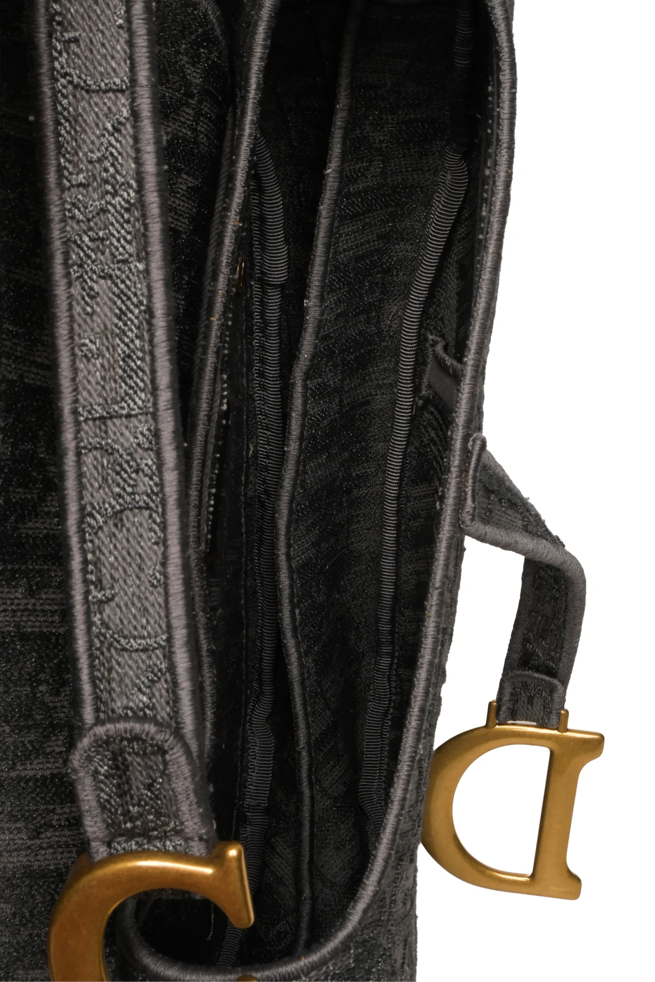 Dior 2020 Oblique Canvas Medium Saddle Bag - Image 7