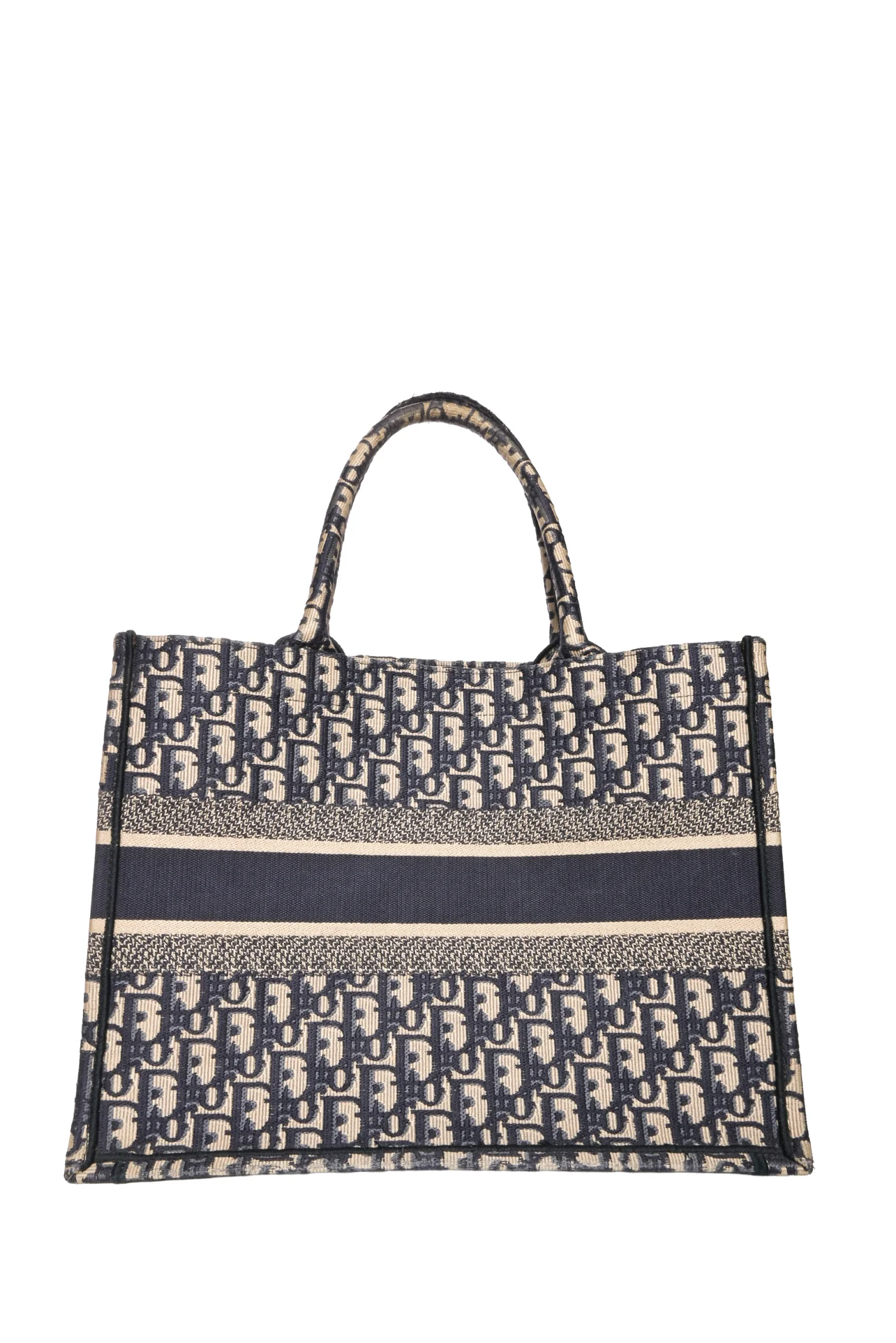 Dior 2020 Oblique Embroidery Medium Book Tote - Image 3