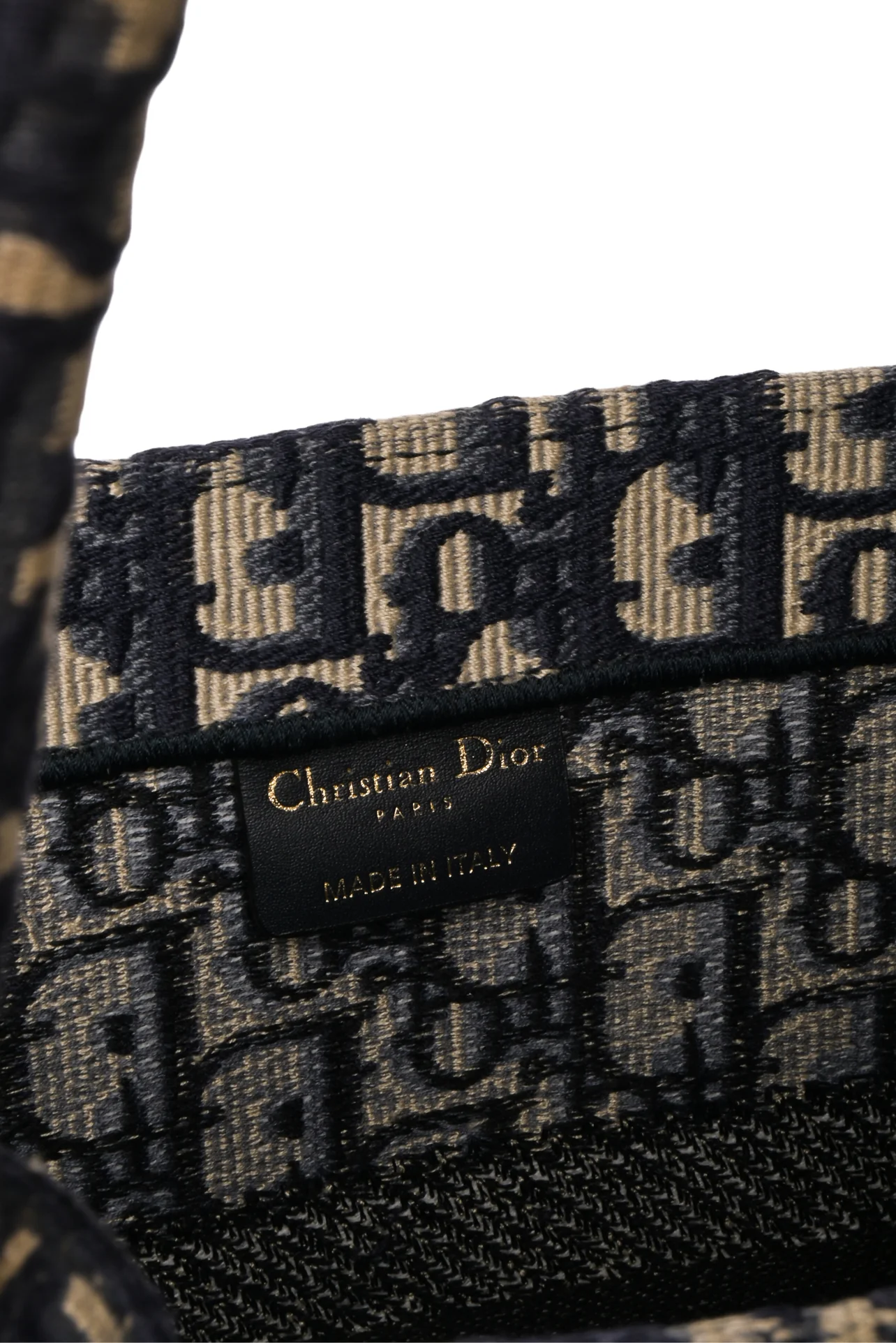 Dior 2020 Oblique Embroidery Medium Book Tote - Image 5
