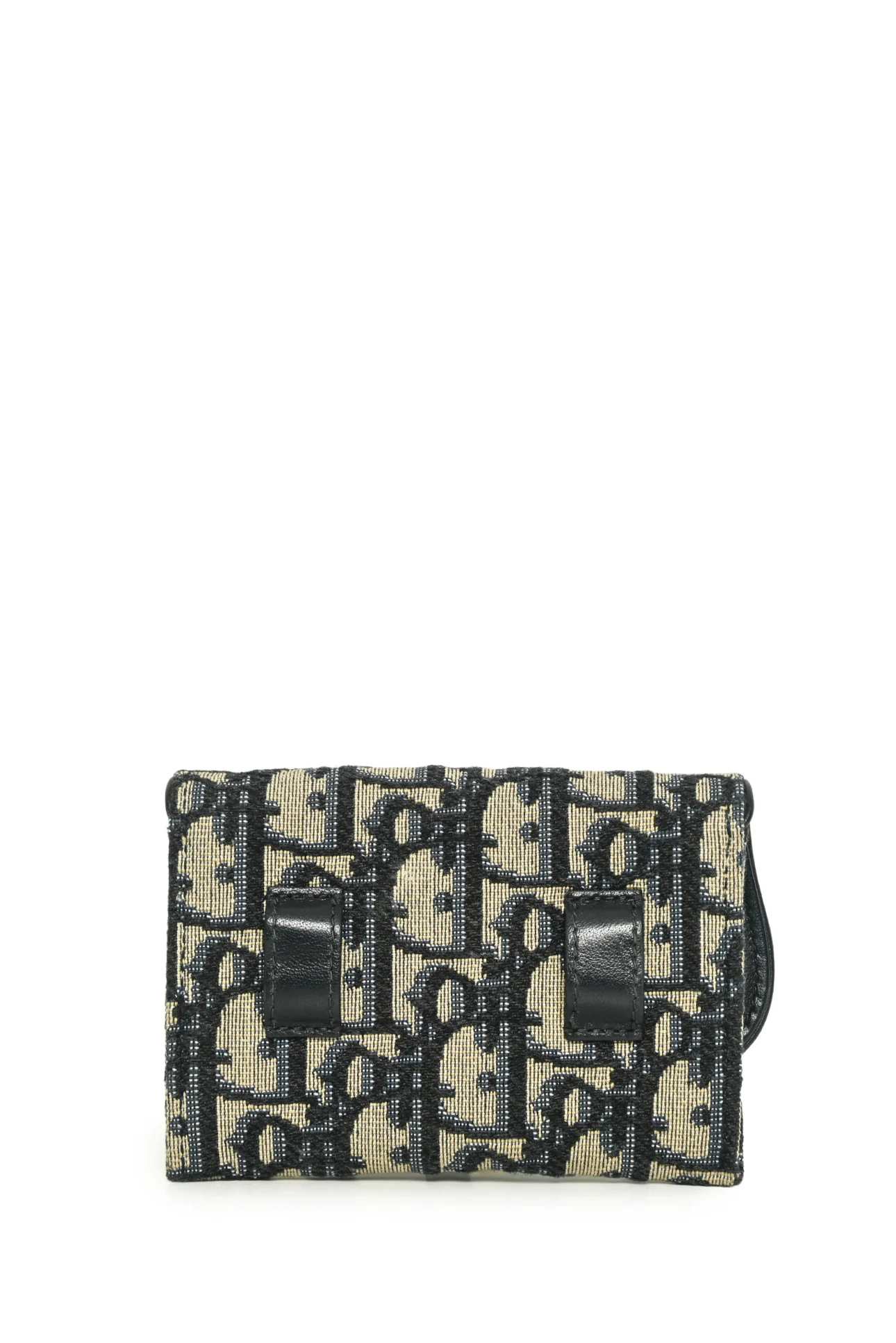 Dior 2021 Oblique Jacquard Nano Saddle Chain Pouch - Image 2