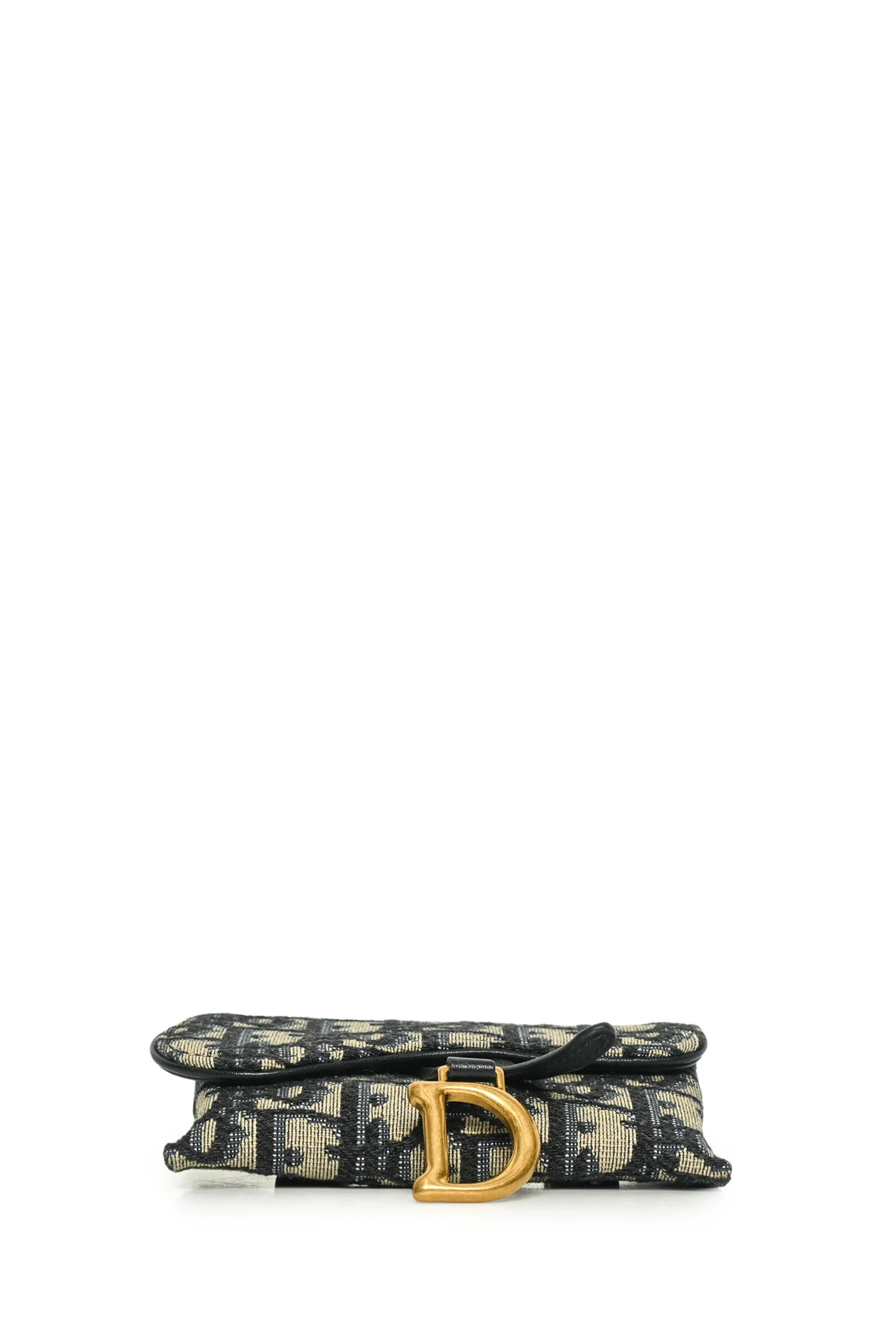 Dior 2021 Oblique Jacquard Nano Saddle Chain Pouch - Image 3