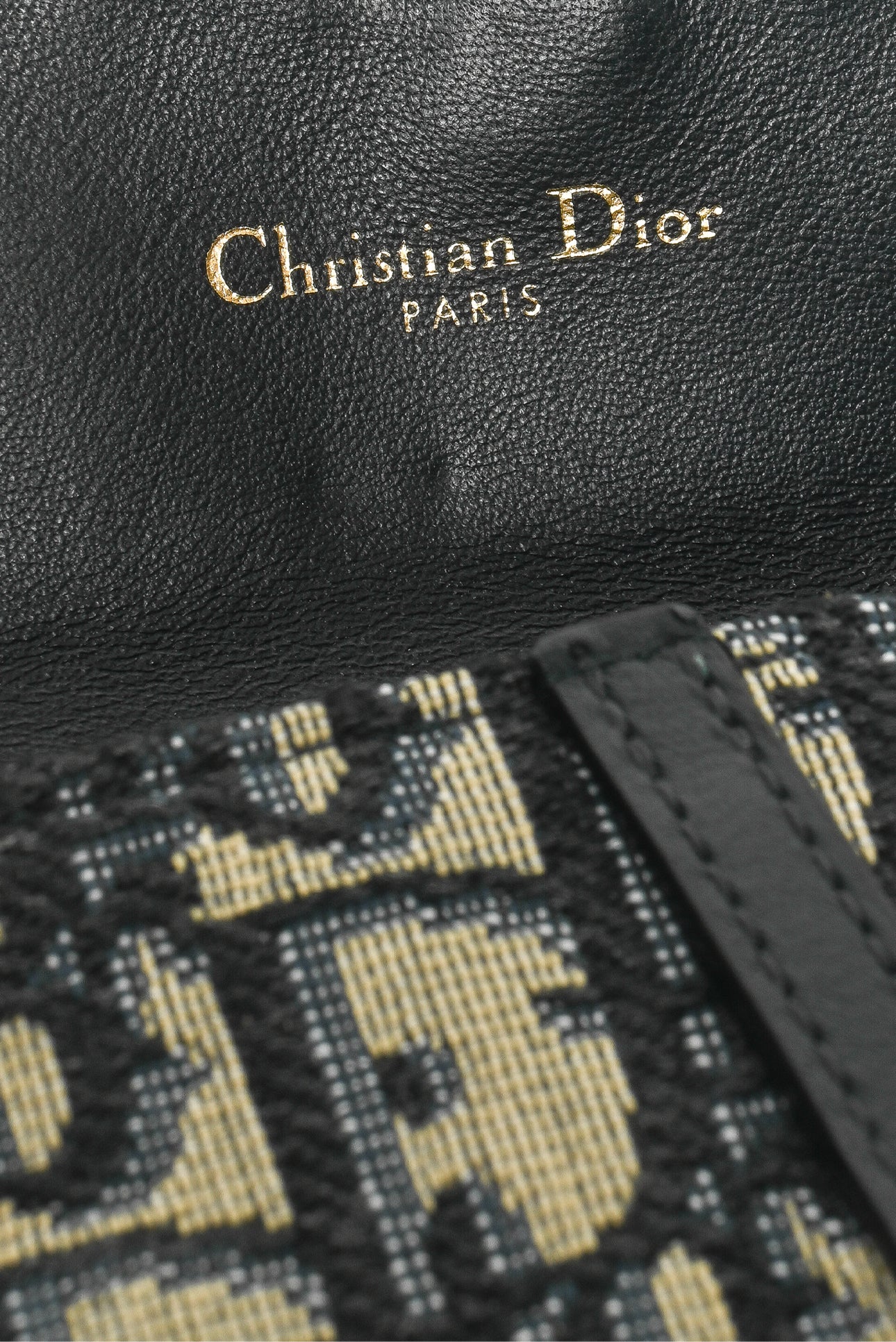 Dior 2021 Oblique Jacquard Nano Saddle Chain Pouch - Image 5
