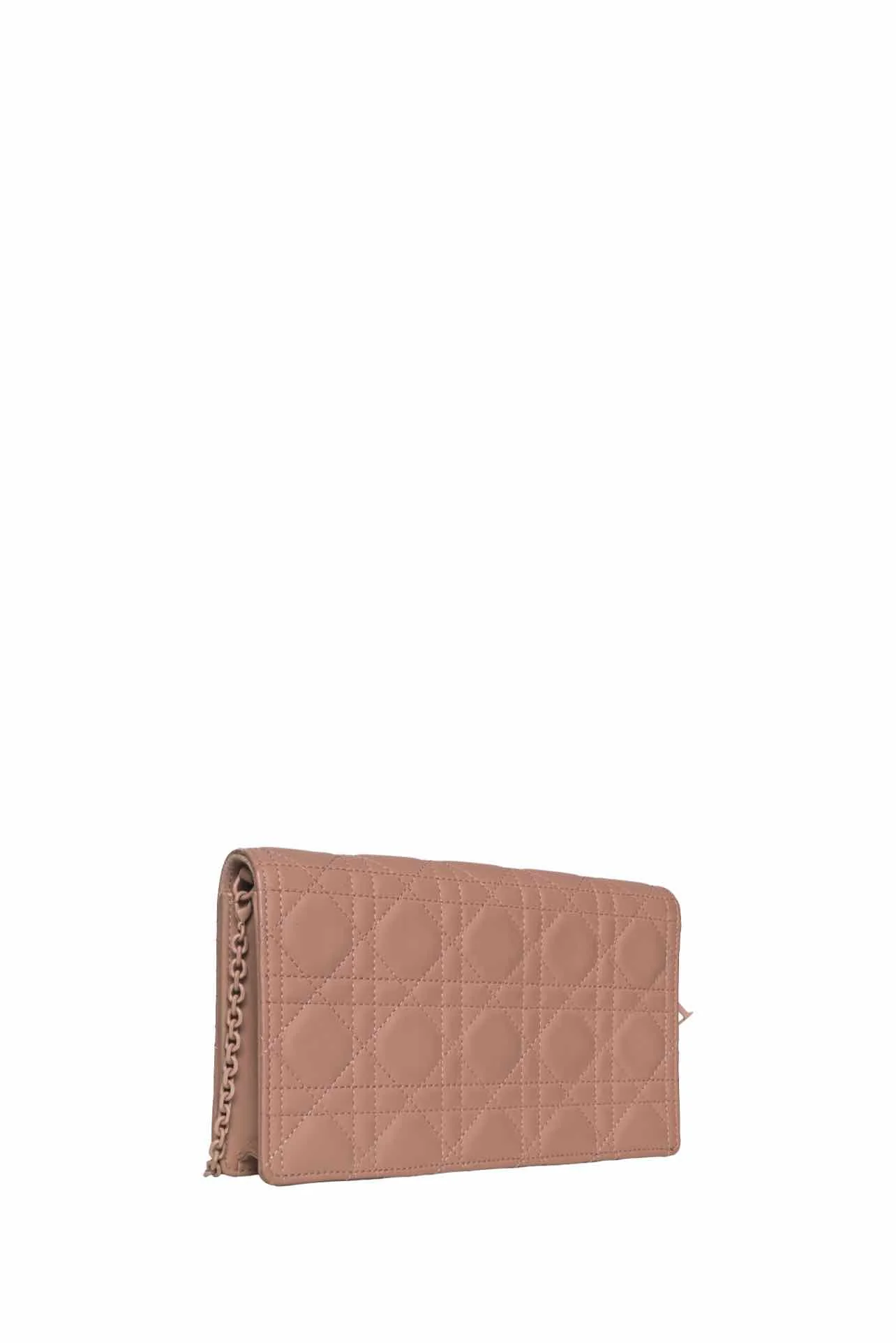 Dior 2021 Ultra Matte Cannage Lady Dior Wallet on Chain - Image 2