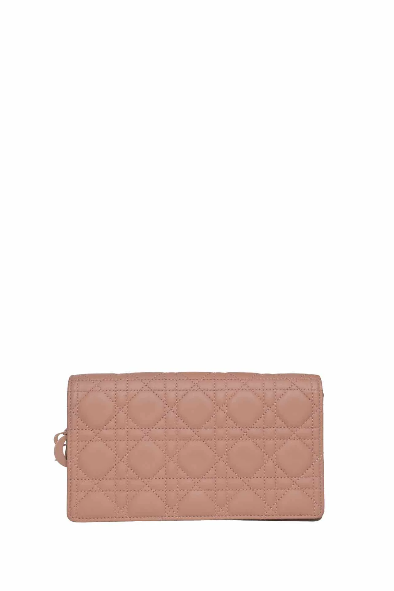 Dior 2021 Ultra Matte Cannage Lady Dior Wallet on Chain - Image 4