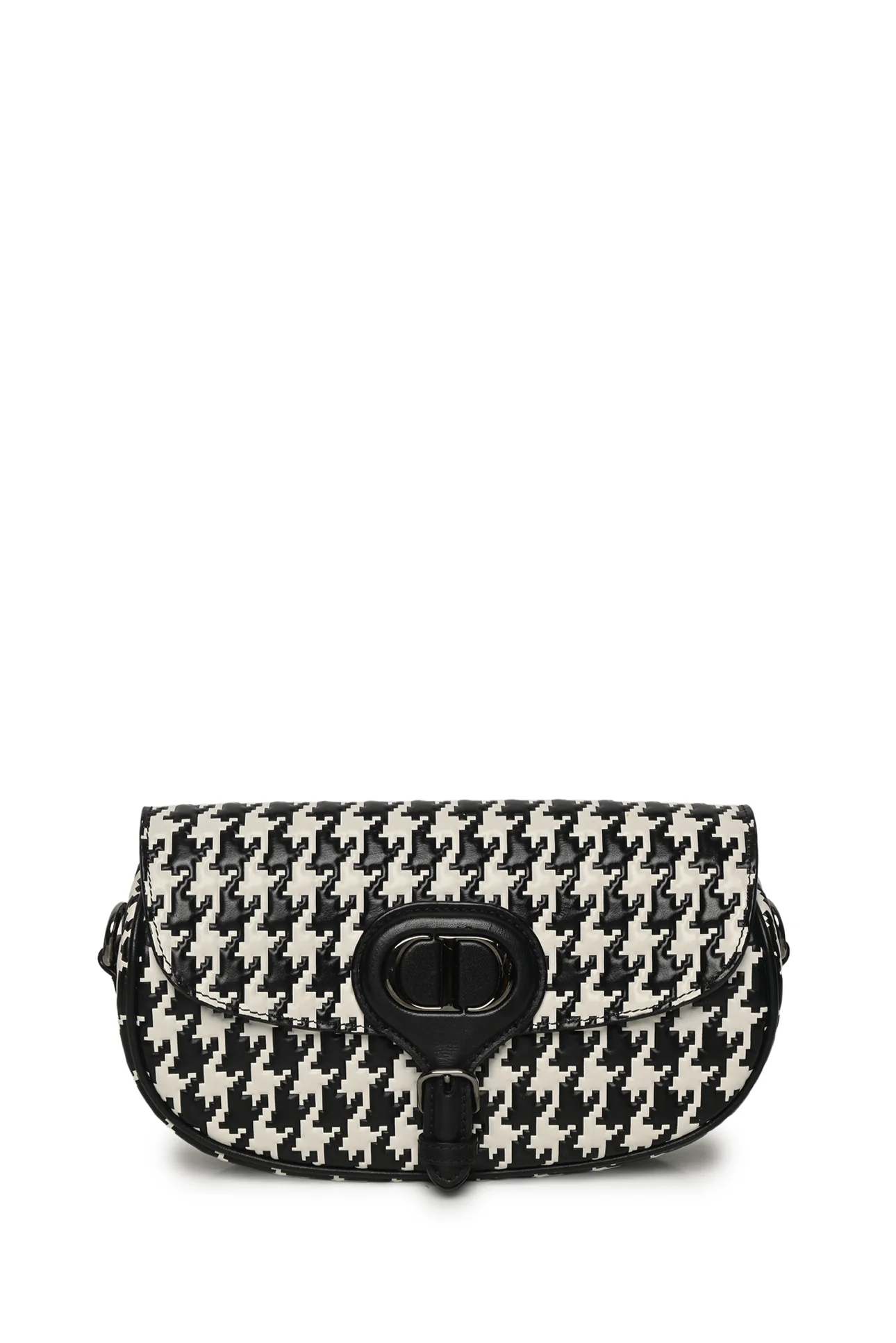 Dior 2022 Bobby East-West Houndstooth Shoulder Bag
