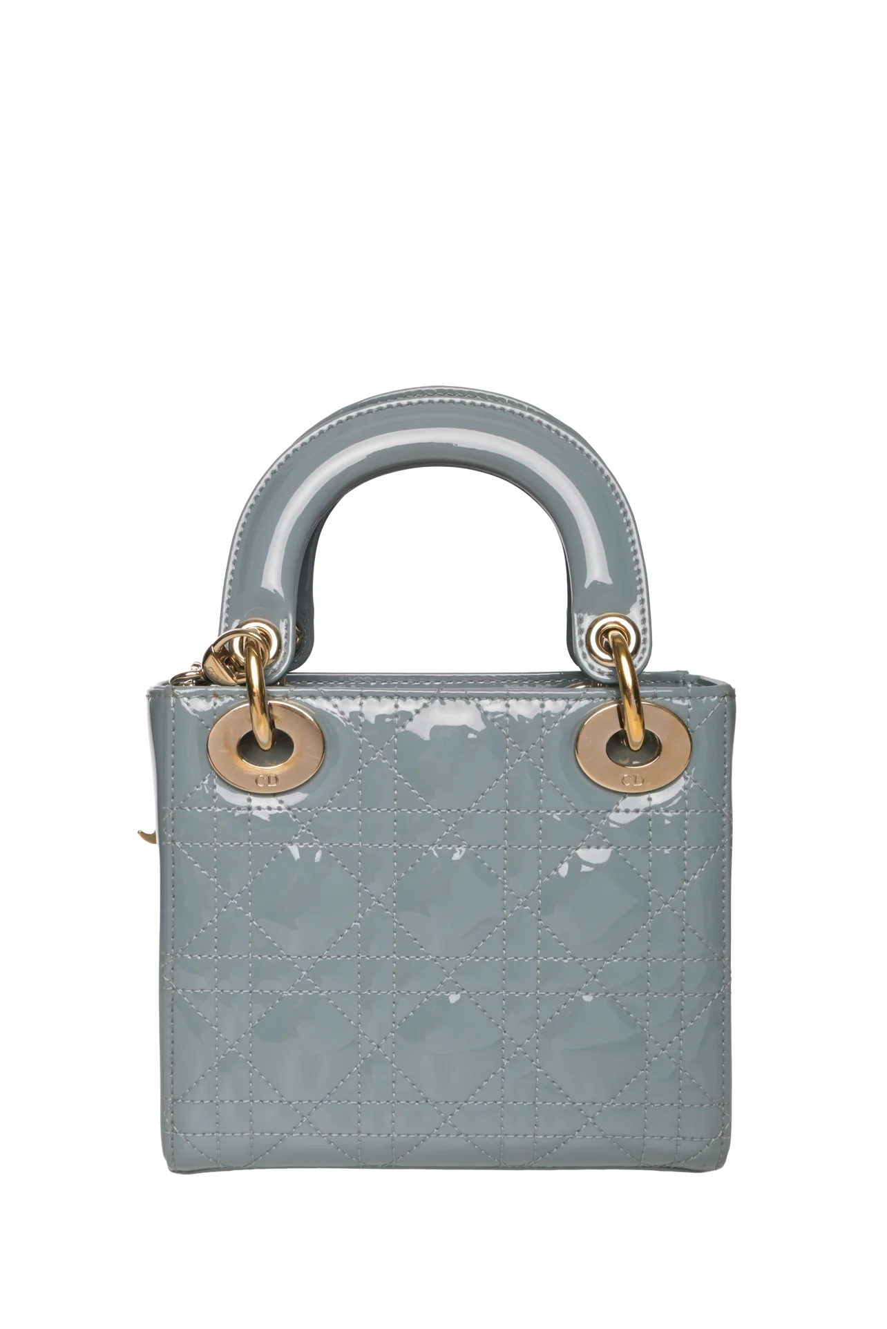 Dior 2022 Patent Cannage Mini Lady Dior Bag - Image 4