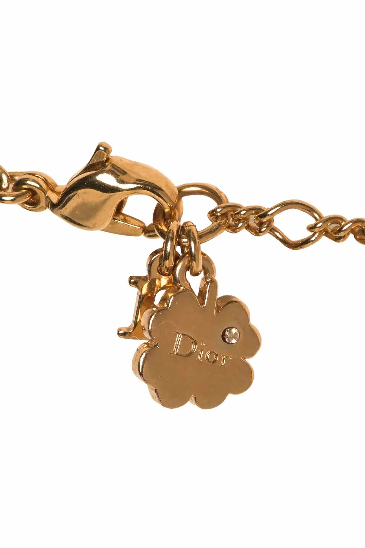 Dior Butterfly Charm Long Necklace - Image 4