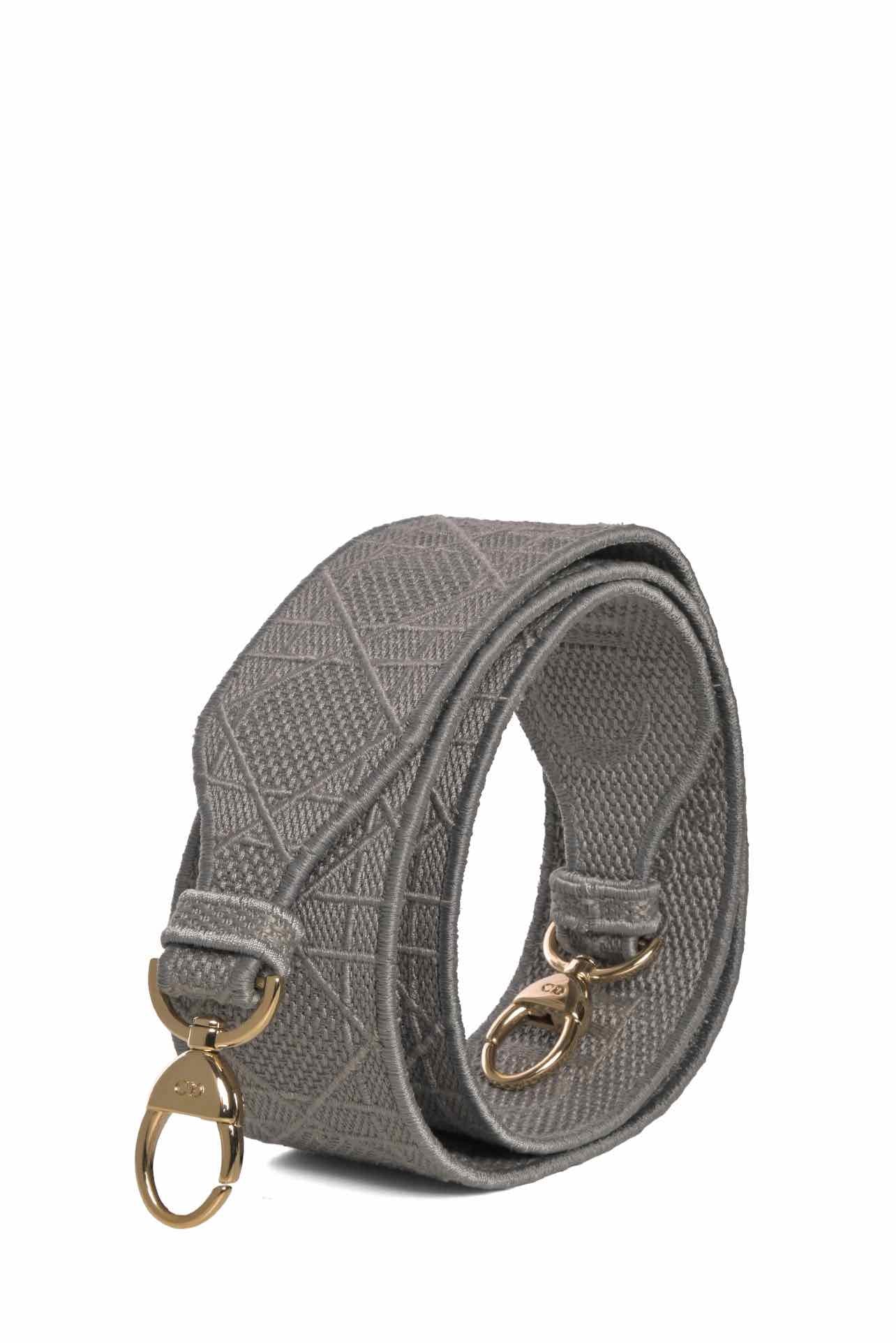 Dior Cannage Embroidered Canvas Shoulder Strap - Image 2