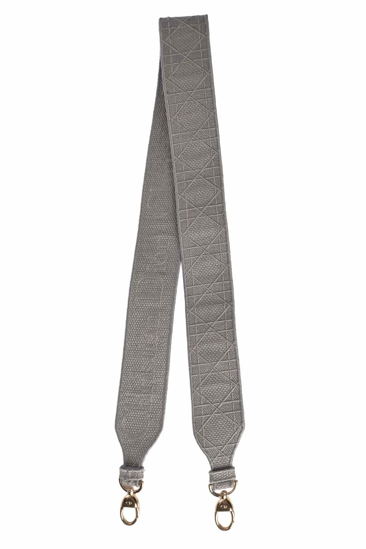 Dior Cannage Embroidered Canvas Shoulder Strap - Image 3