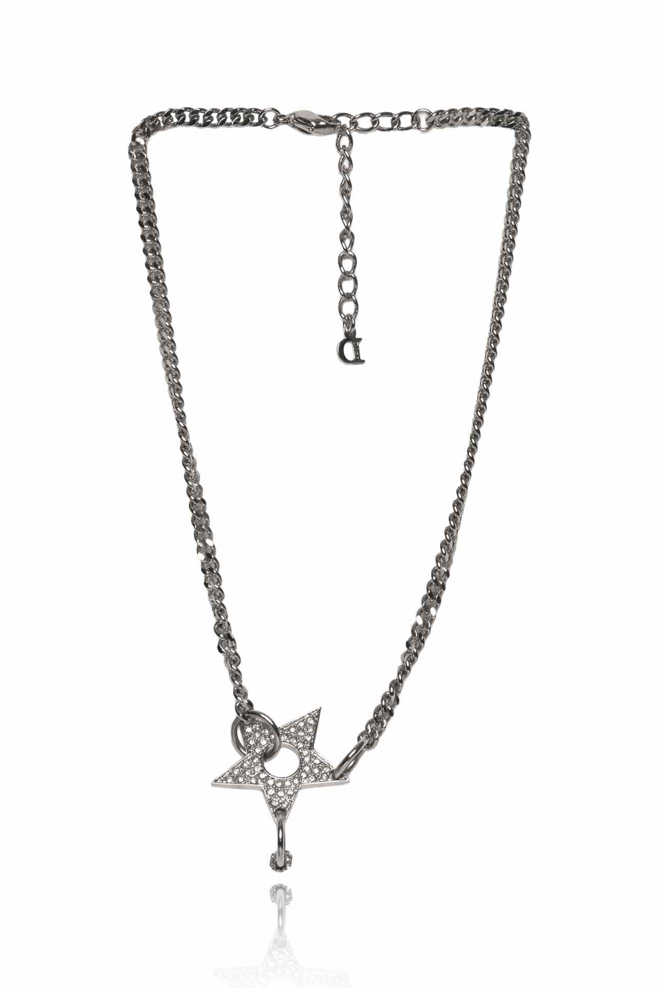 Dior Crystal Star Choker Necklace - Image 2