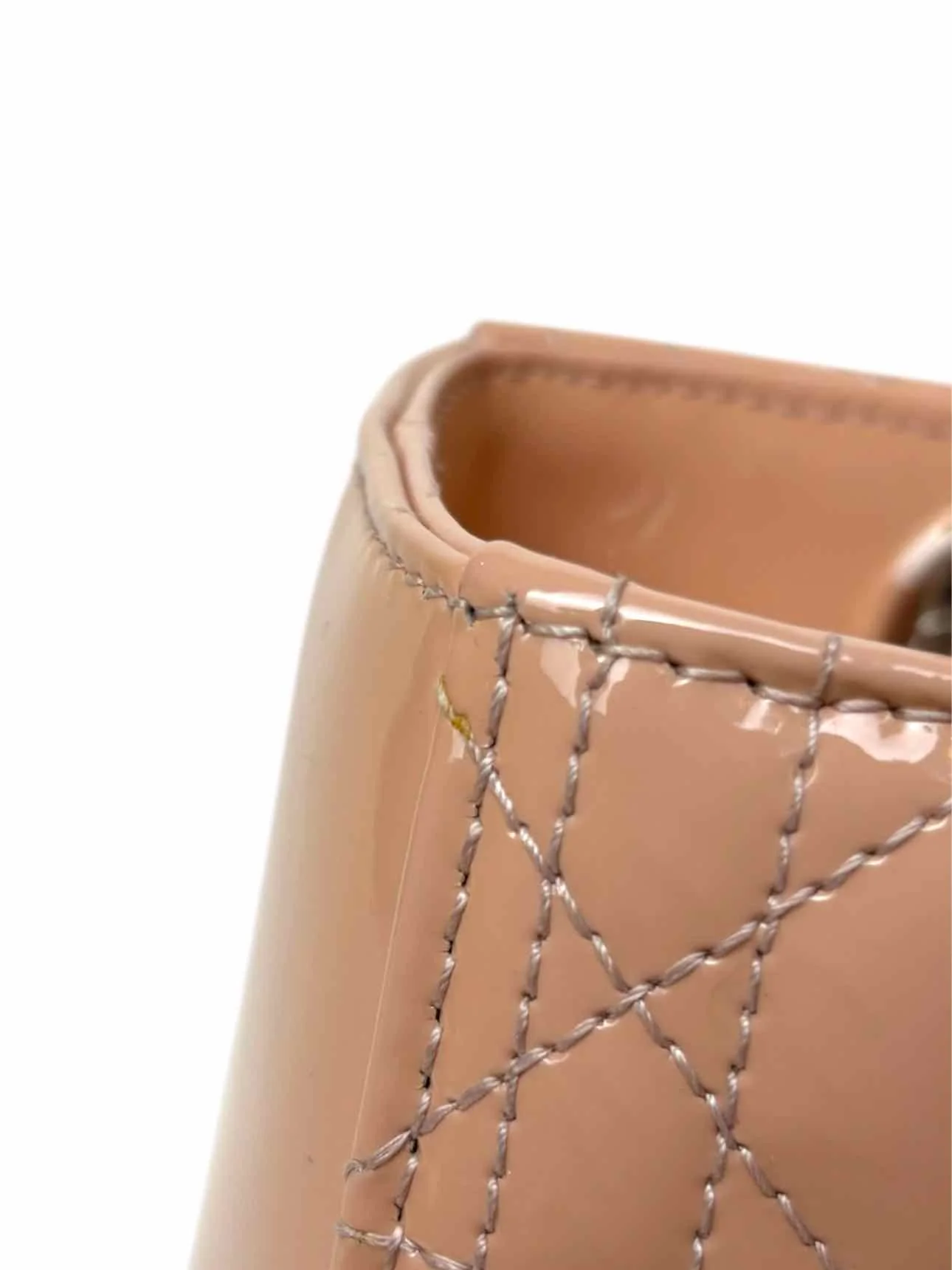 Dior Lady Dior Medium Patent Cannage Purse - Image 10