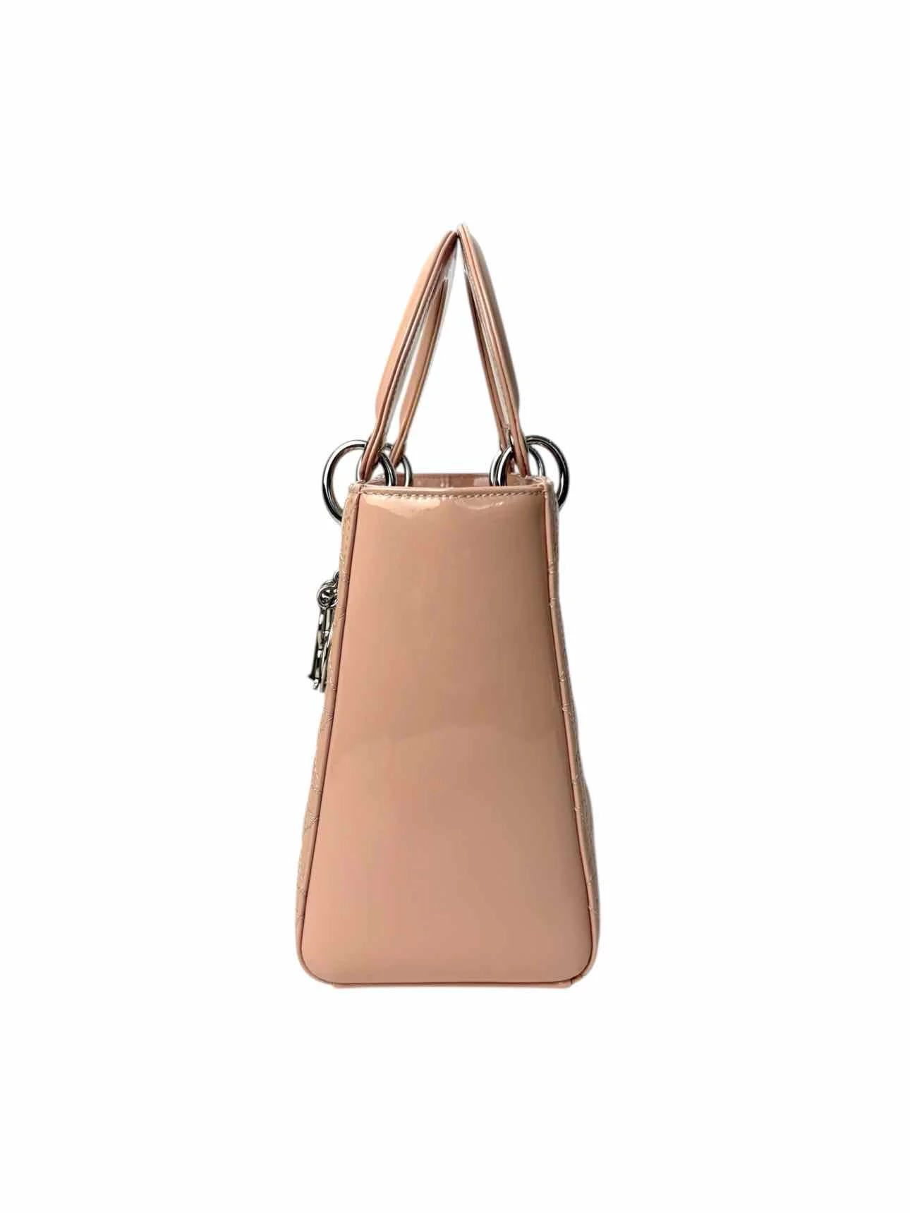 Dior Lady Dior Medium Patent Cannage Purse - Image 2