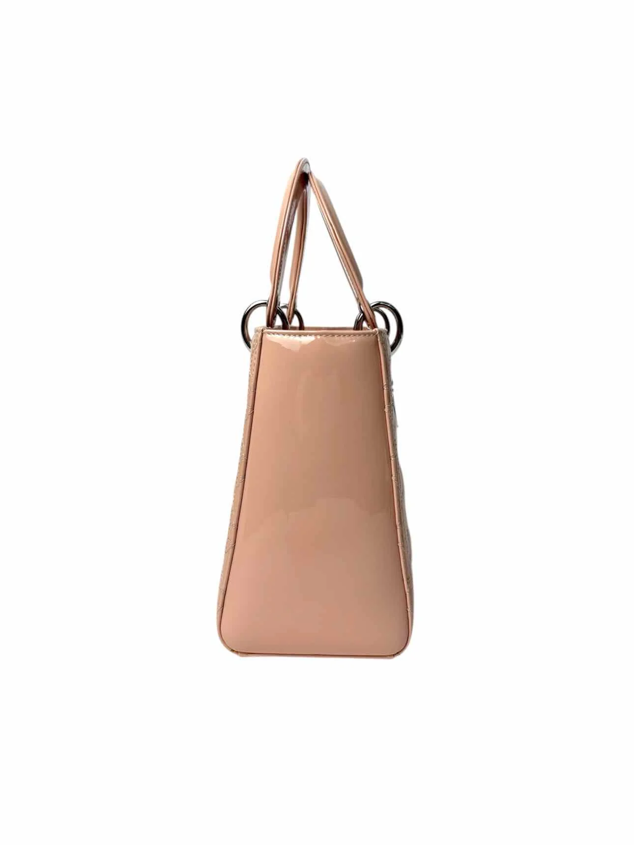 Dior Lady Dior Medium Patent Cannage Purse - Image 4