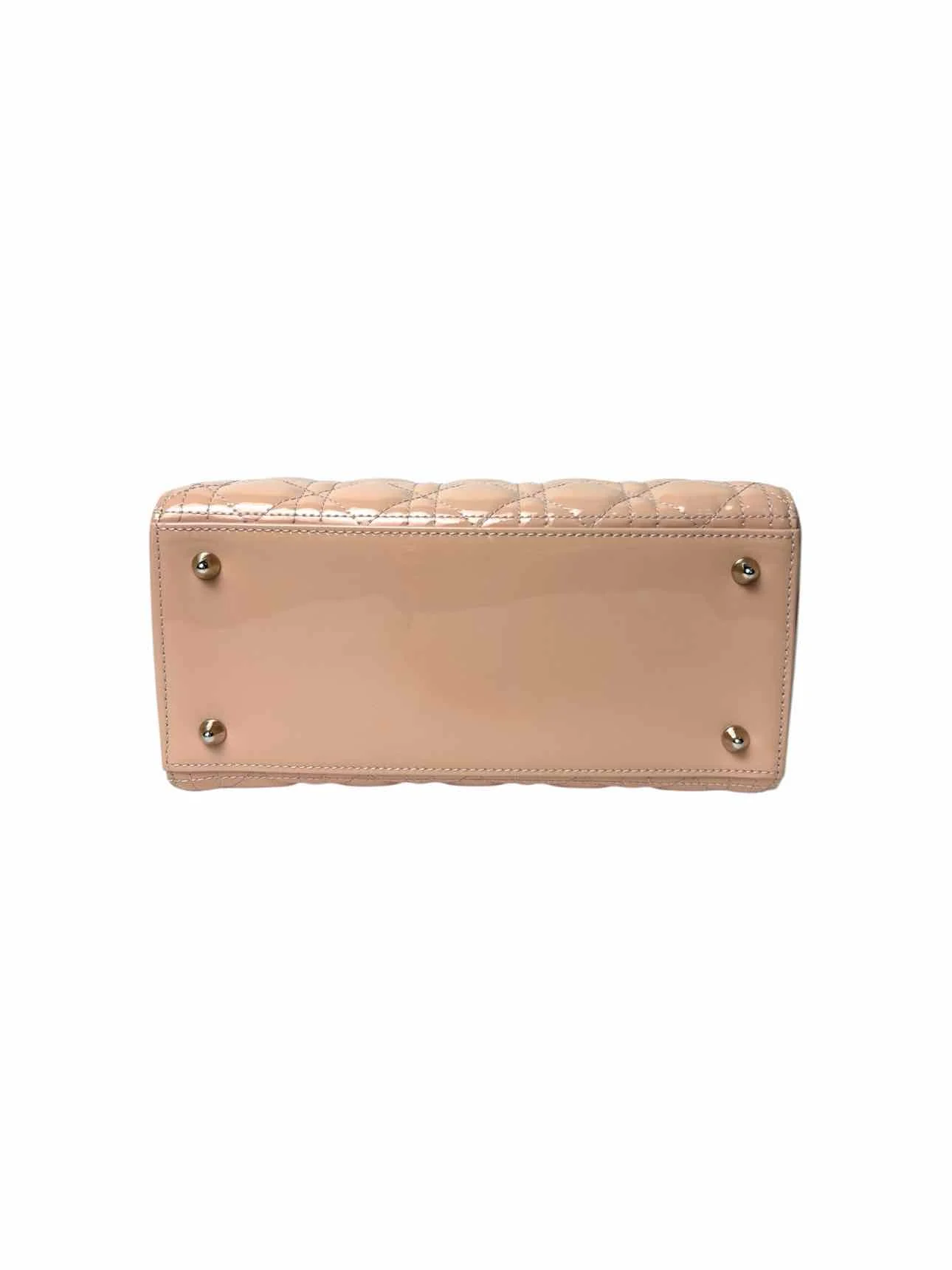 Dior Lady Dior Medium Patent Cannage Purse - Image 5