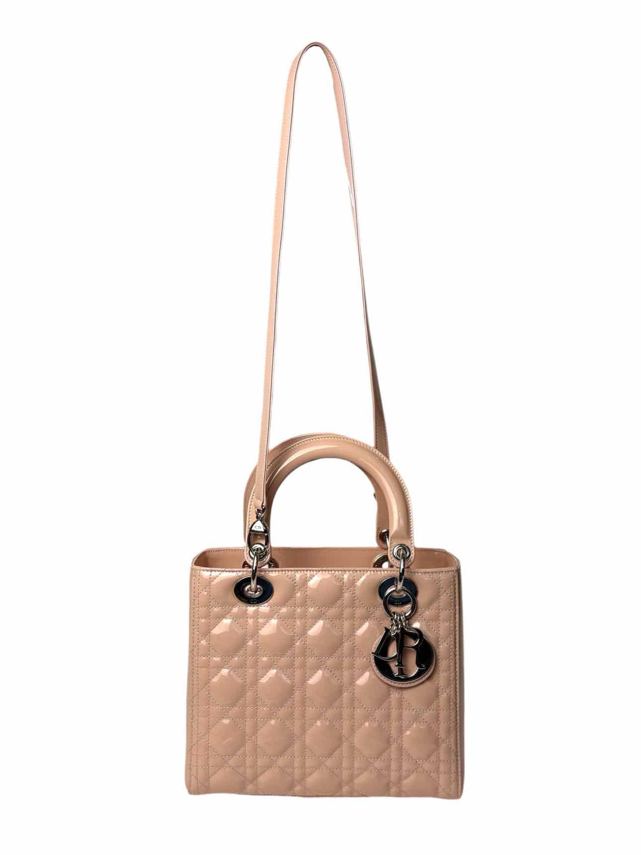 Dior Lady Dior Medium Patent Cannage Purse - Image 6