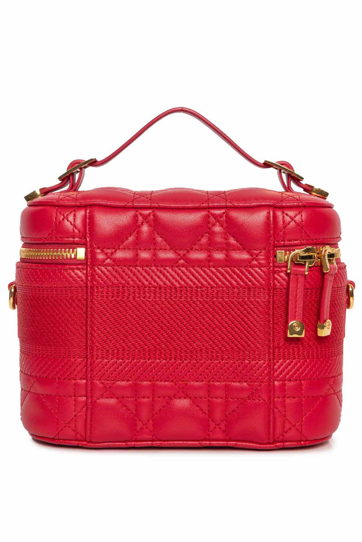 Dior Lambskin Cannage Small Diortravel Vanity Case - Image 3
