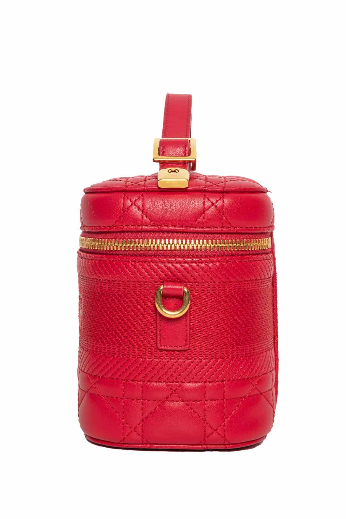 Dior Lambskin Cannage Small Diortravel Vanity Case - Image 4