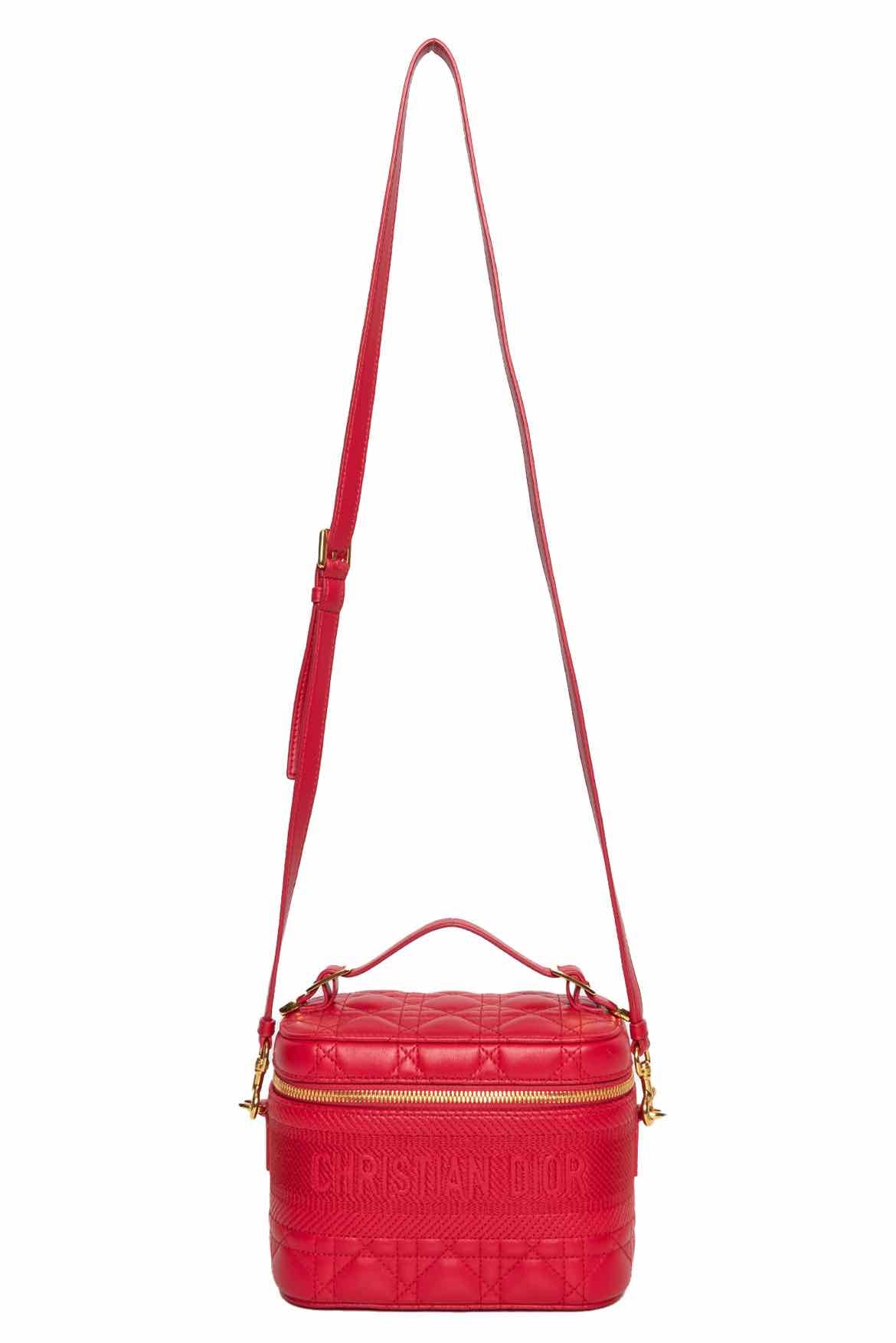 Dior Lambskin Cannage Small Diortravel Vanity Case - Image 6