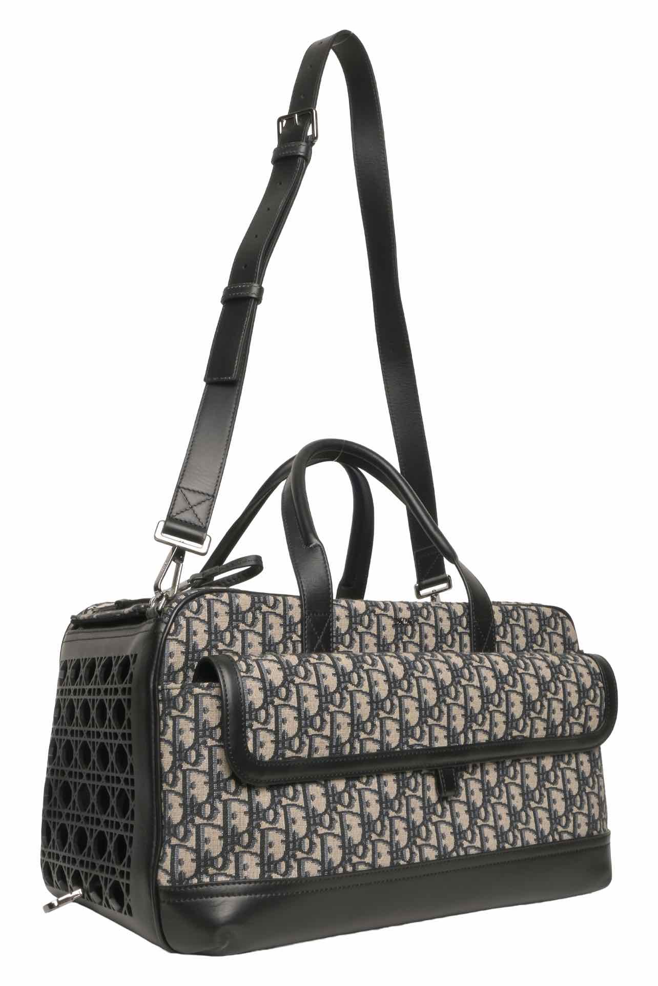 Dior Oblique Jacquard Hit The Road Pet Carrier Tote - Image 8