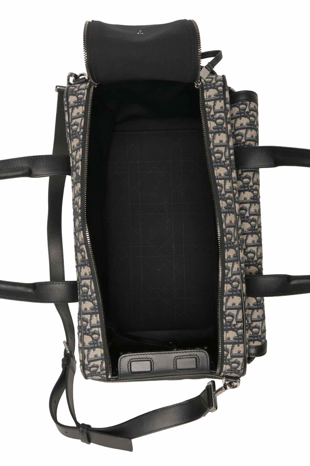 Dior Oblique Jacquard Hit The Road Pet Carrier Tote - Image 9