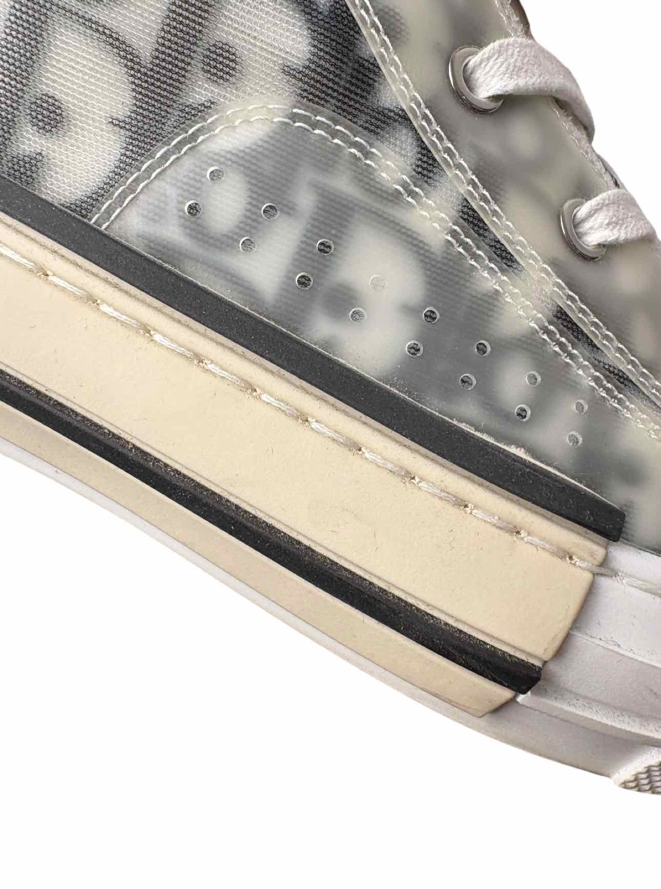 Dior Size 10 Men's B23 League Canvas High-top Sneakers - Image 15