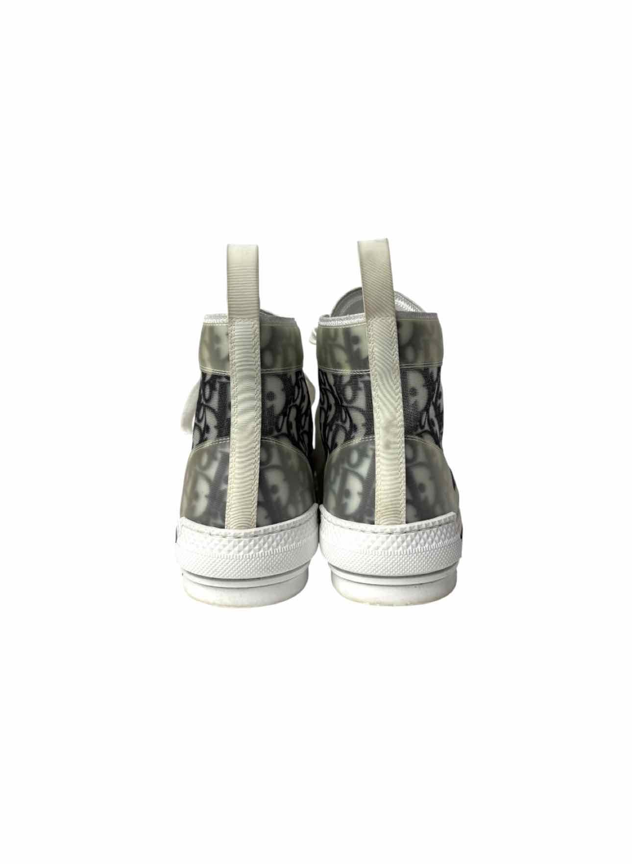 Dior Size 10 Men's B23 League Canvas High-top Sneakers - Image 4