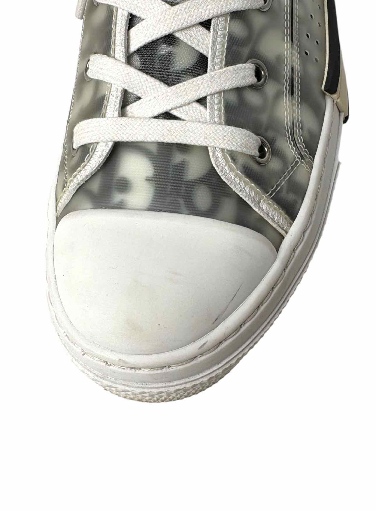 Dior Size 10 Men's B23 League Canvas High-top Sneakers - Image 6