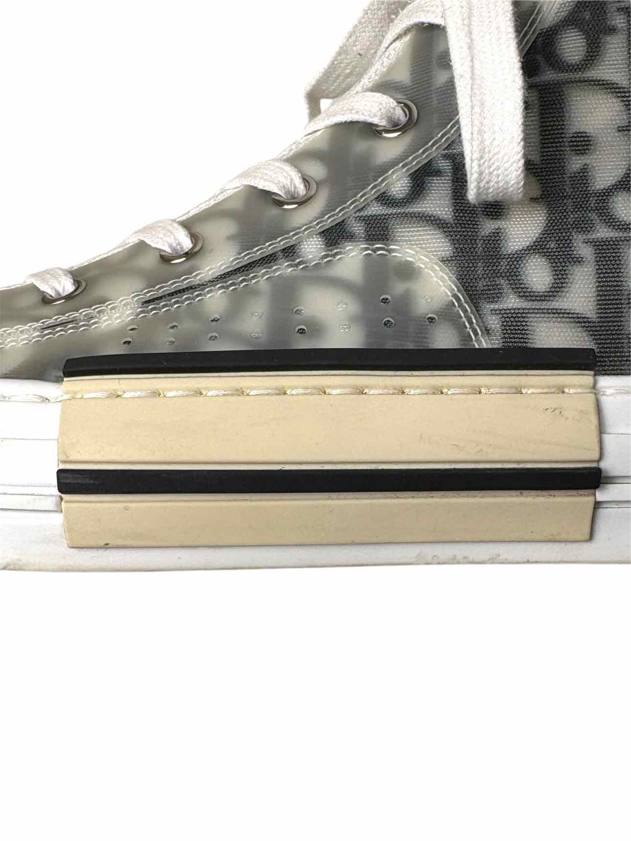 Dior Size 10 Men's B23 League Canvas High-top Sneakers - Image 8